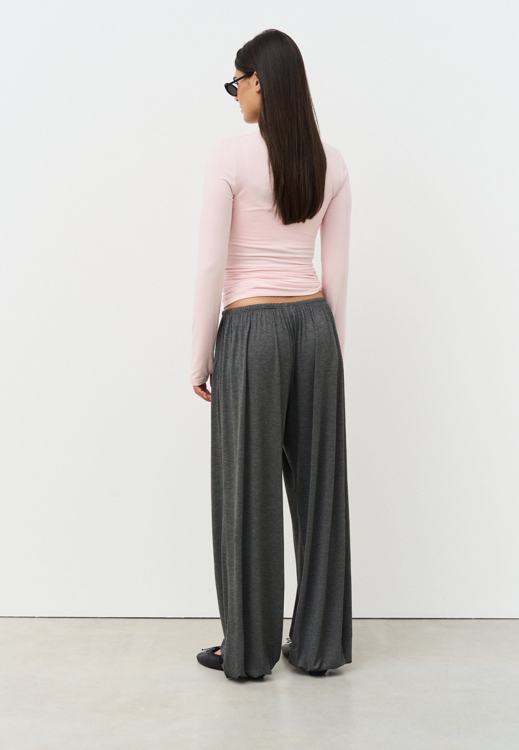 Balloon Pants - Dark Grey Marl