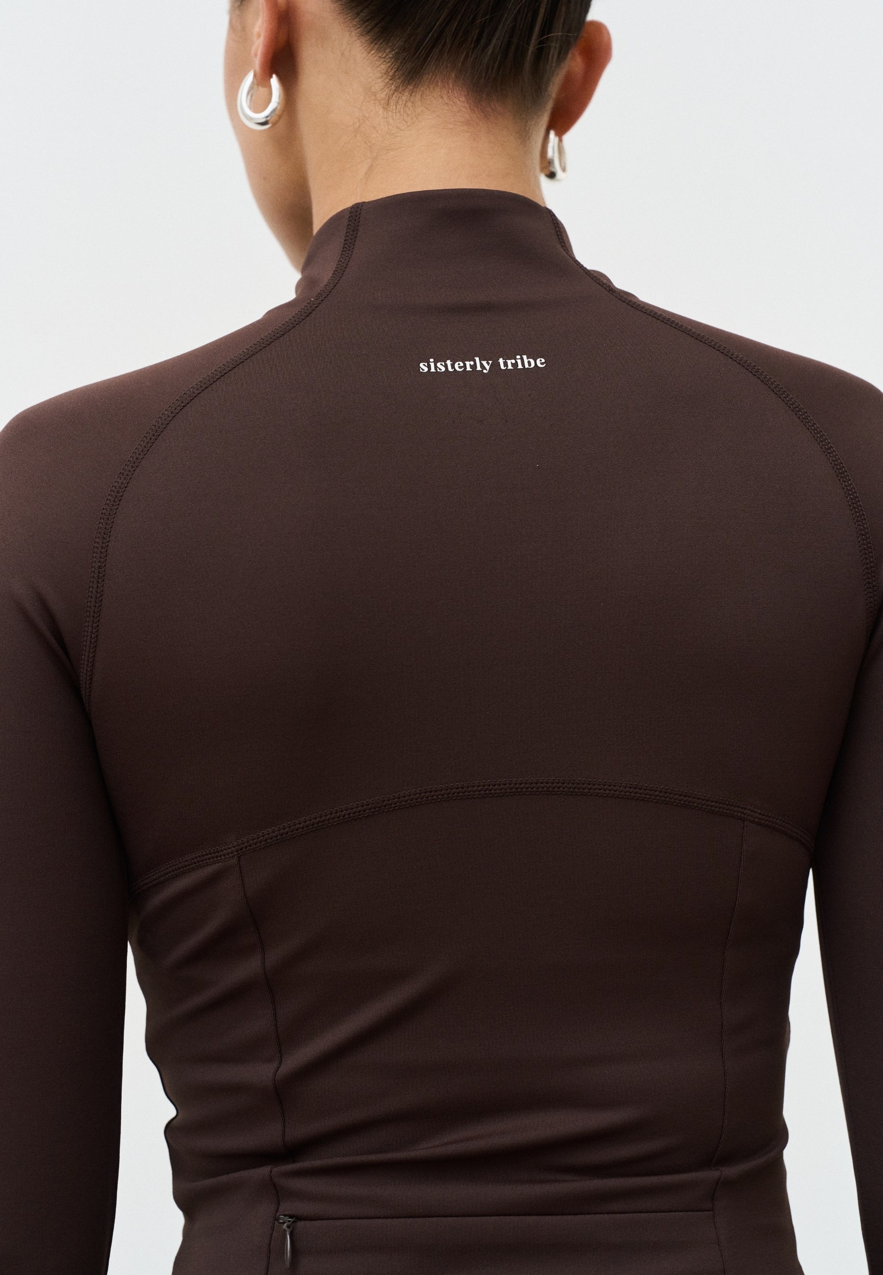 Softsculpt Zip Jacket - Espresso