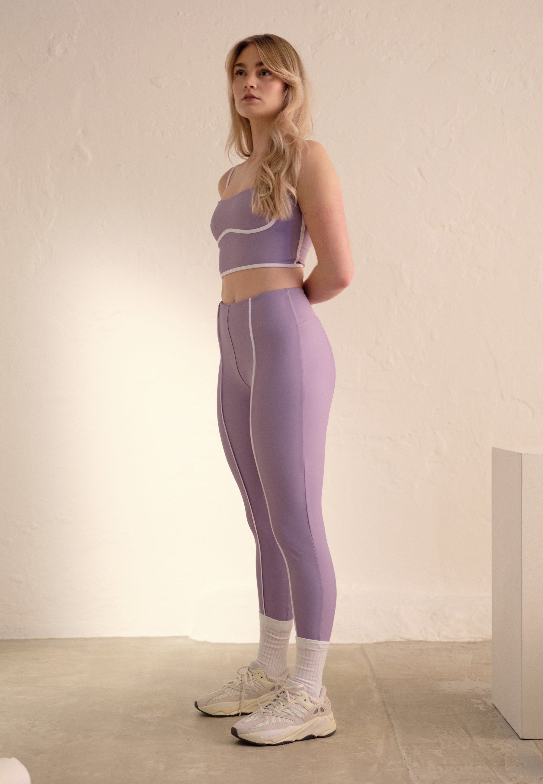 Piping Detail Top - Lavender