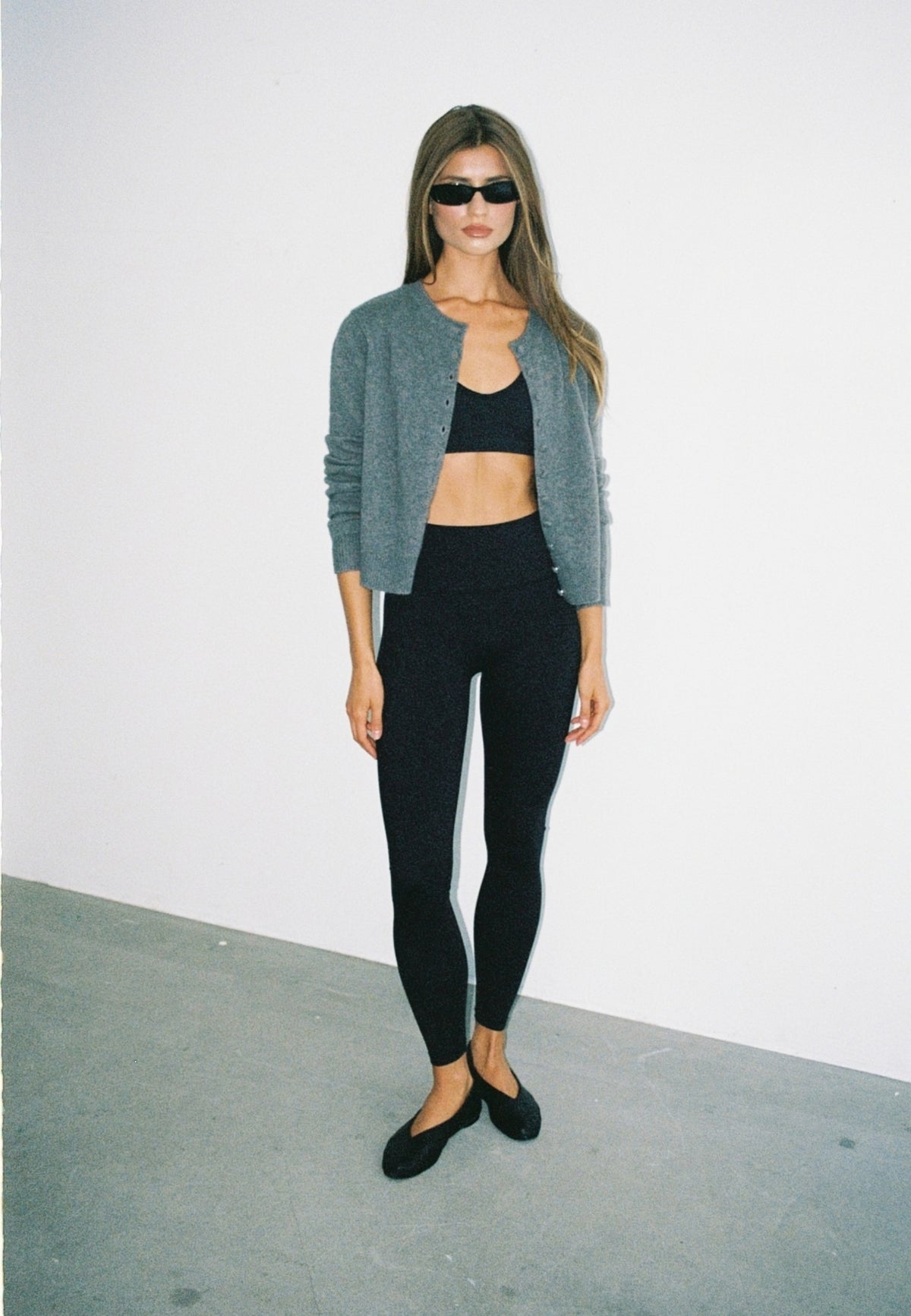 Cashmere Foldover Pants - Truffle