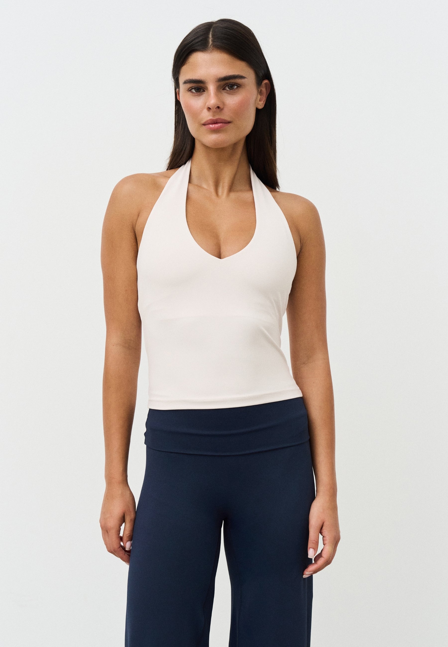 Softsculpt Halter Neck Top - Marshmallow