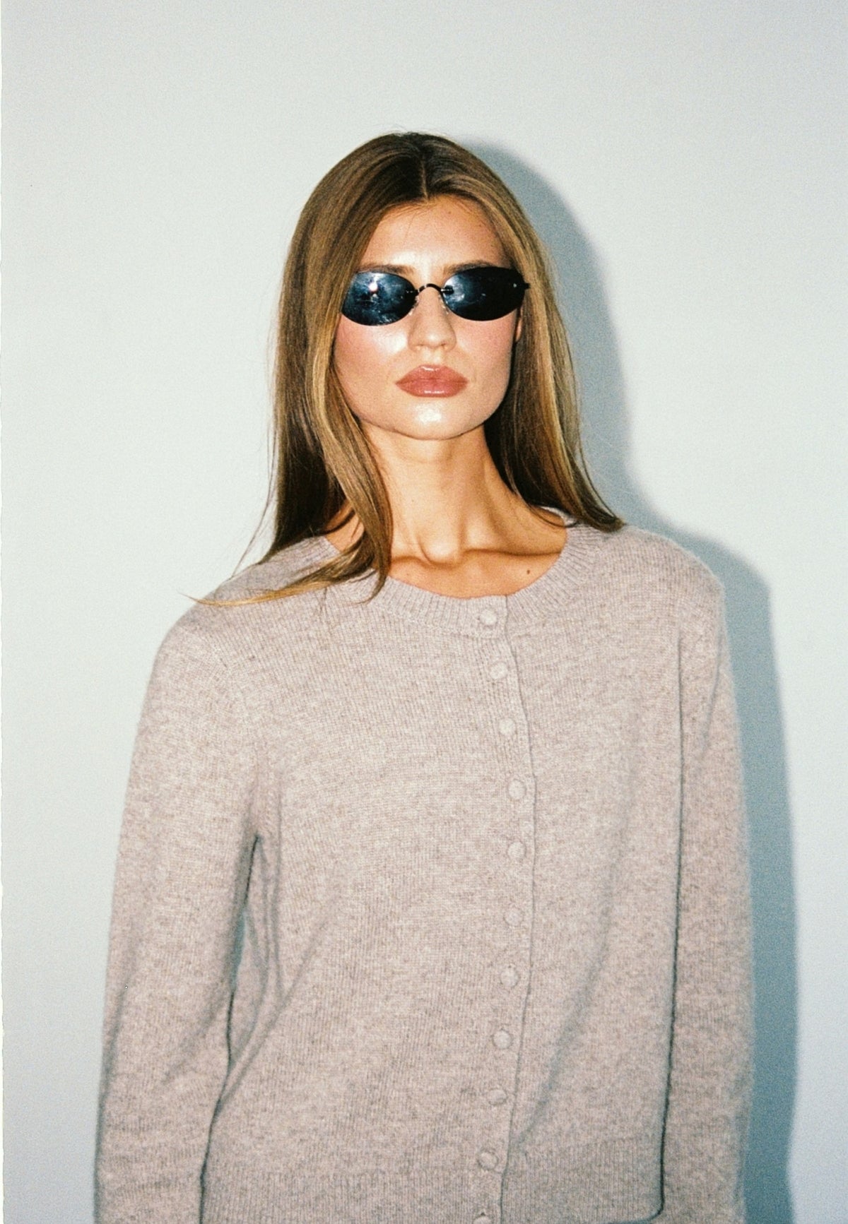 Cashmere Cardigan - Cappuccino
