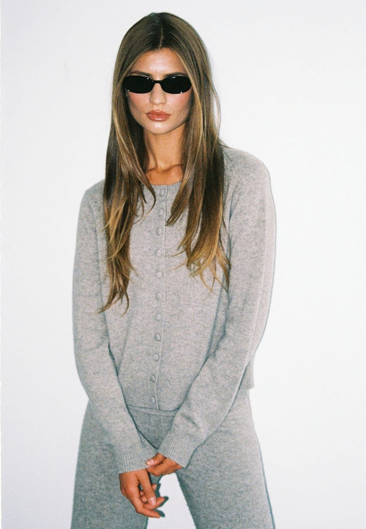 Cashmere Cardigan - Cappuccino