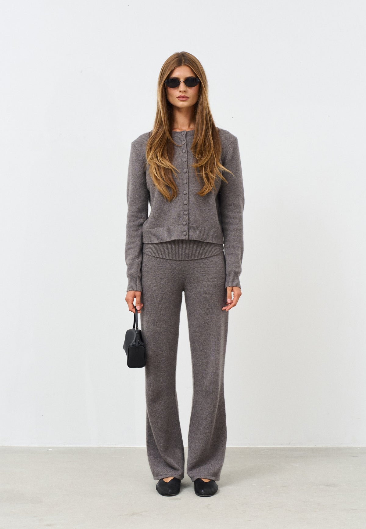 Cashmere Cardigan - Truffle