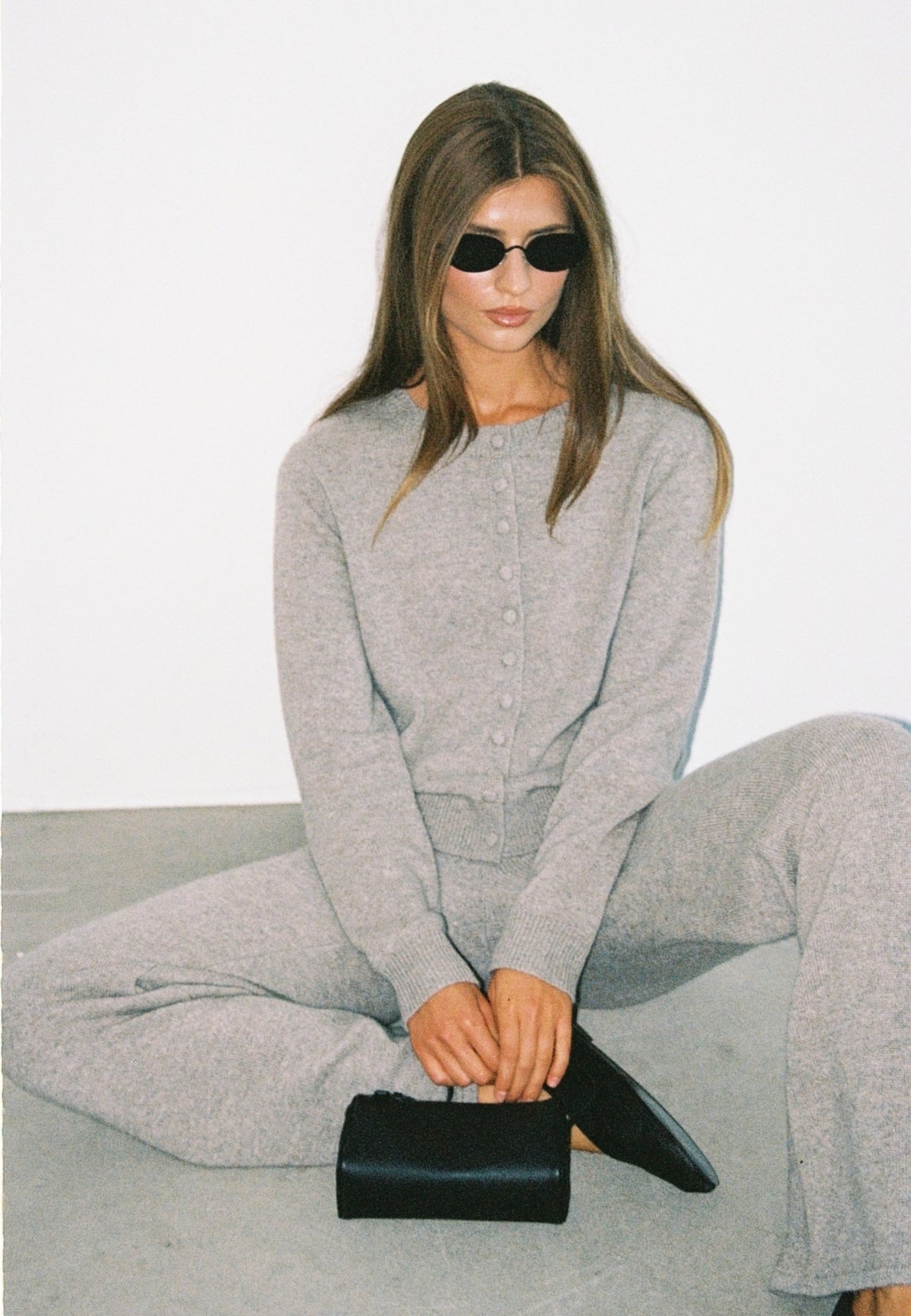 Cashmere Cardigan - Cappuccino