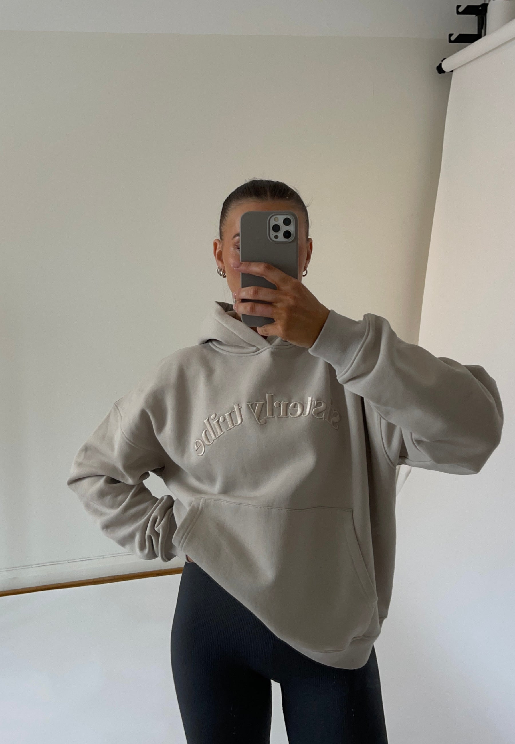 Sisterly Tribe Hoodie - Dove
