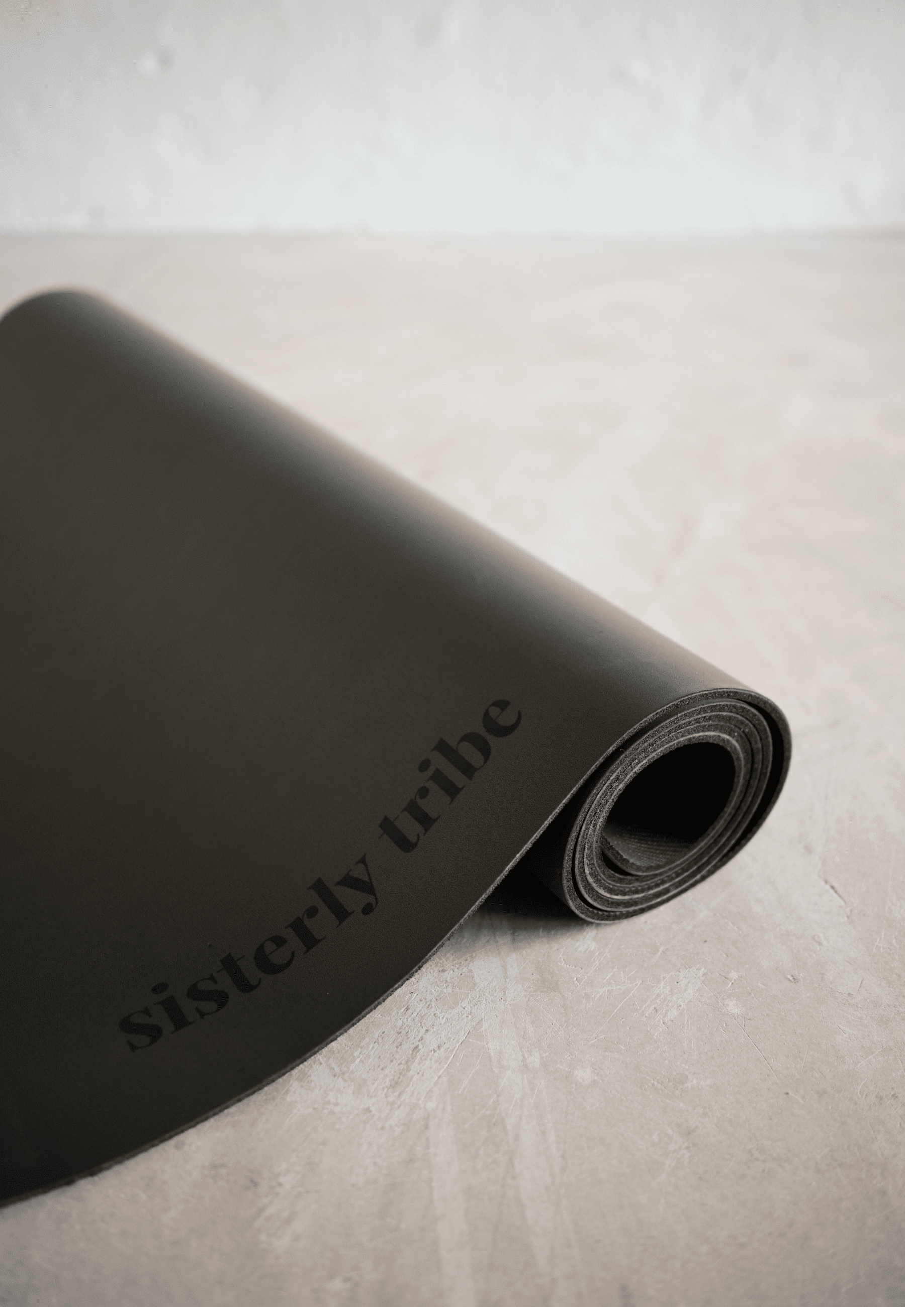 Sisterly Tribe Self Care Yoga Mat - Black