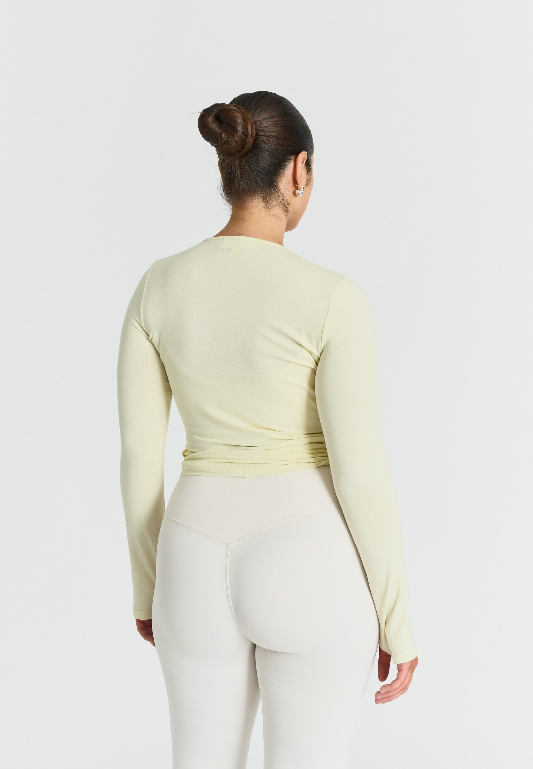 Soft Ballet Wrap Top Lemonade