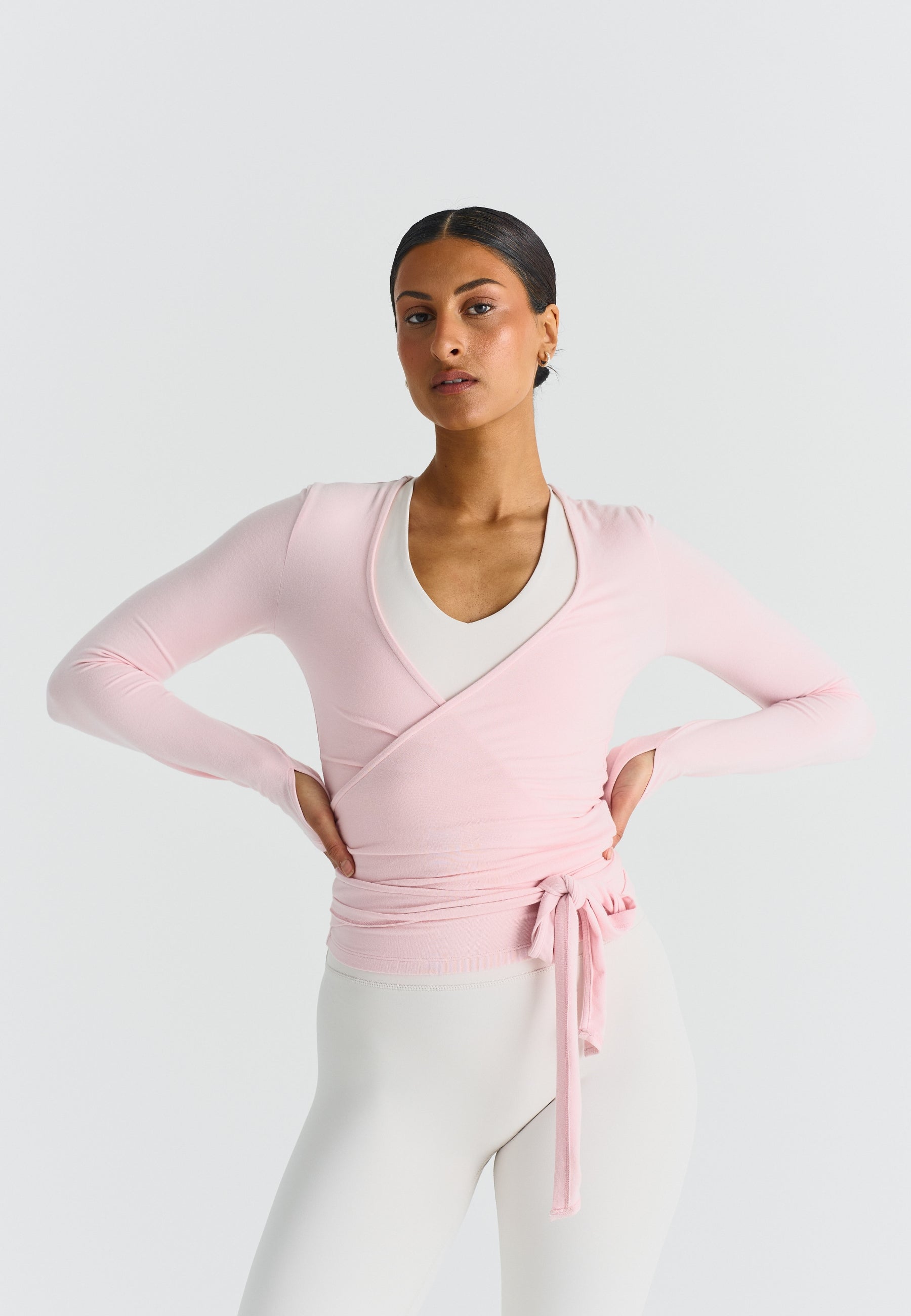 Soft Ballet Wrap Top - Ballet Slipper