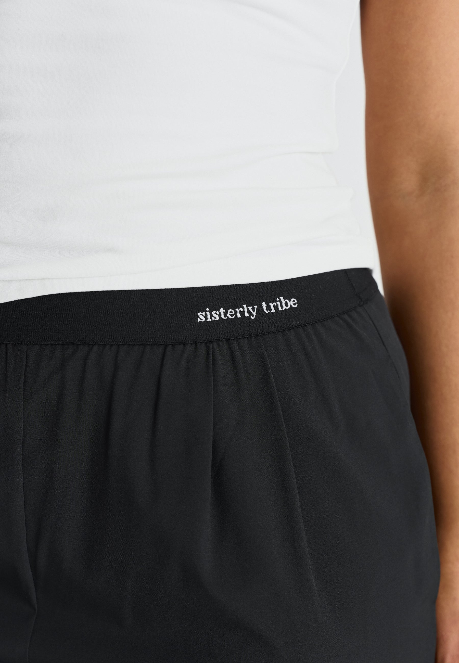 Softflow Wide Leg Pants Black