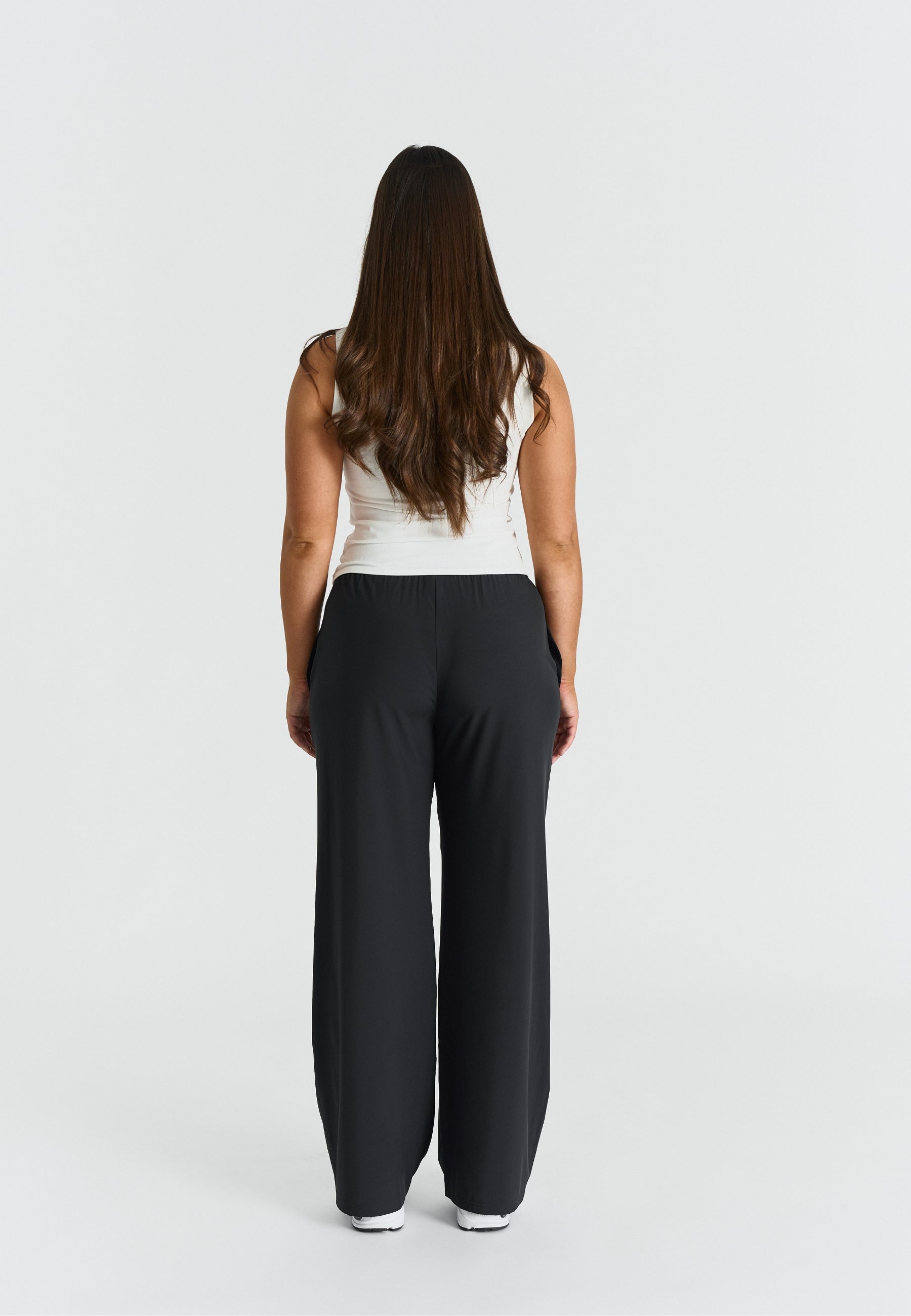 Softflow Wide Leg Pants Black