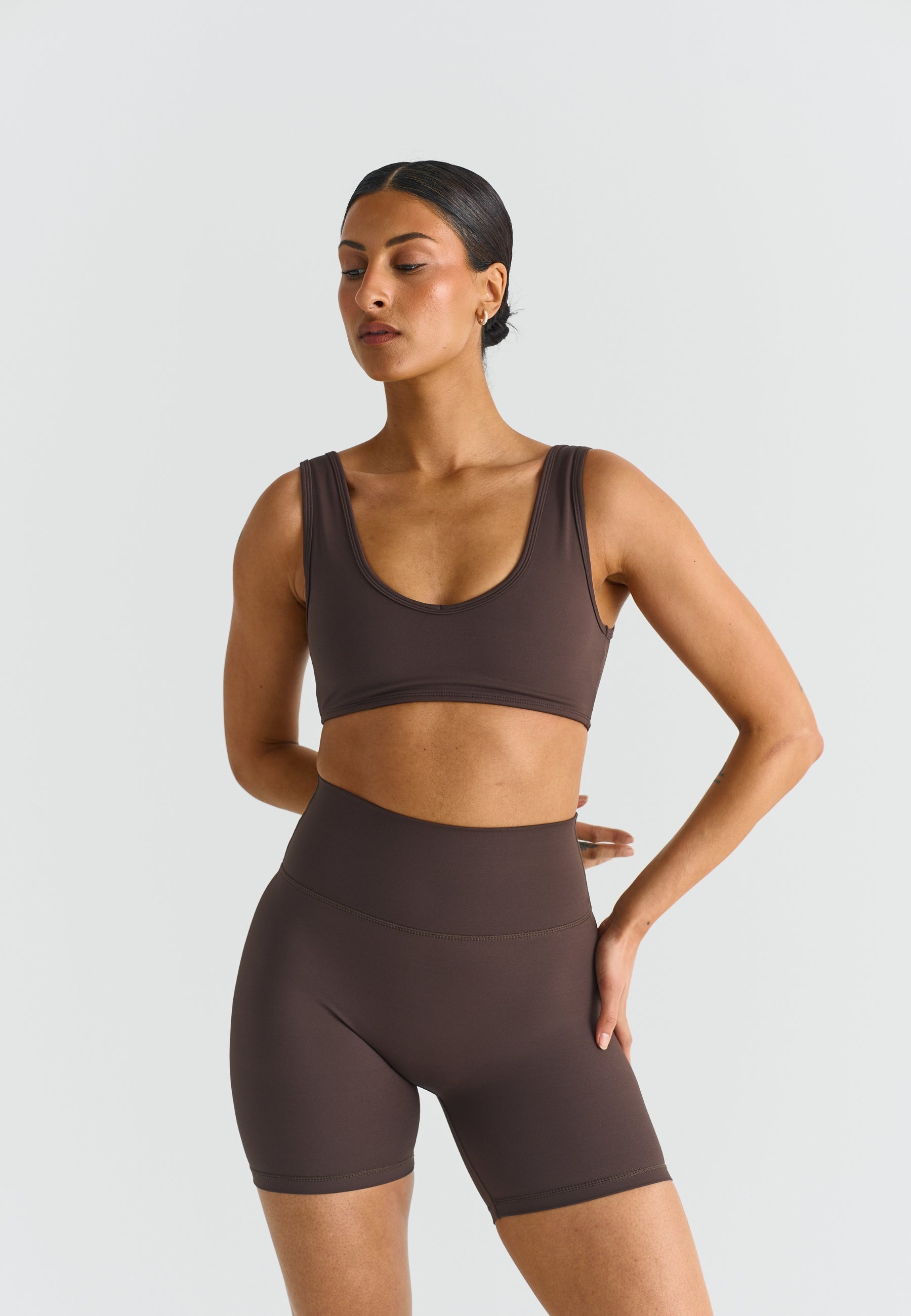 Softsculpt Deep V-Neck Bra Espresso