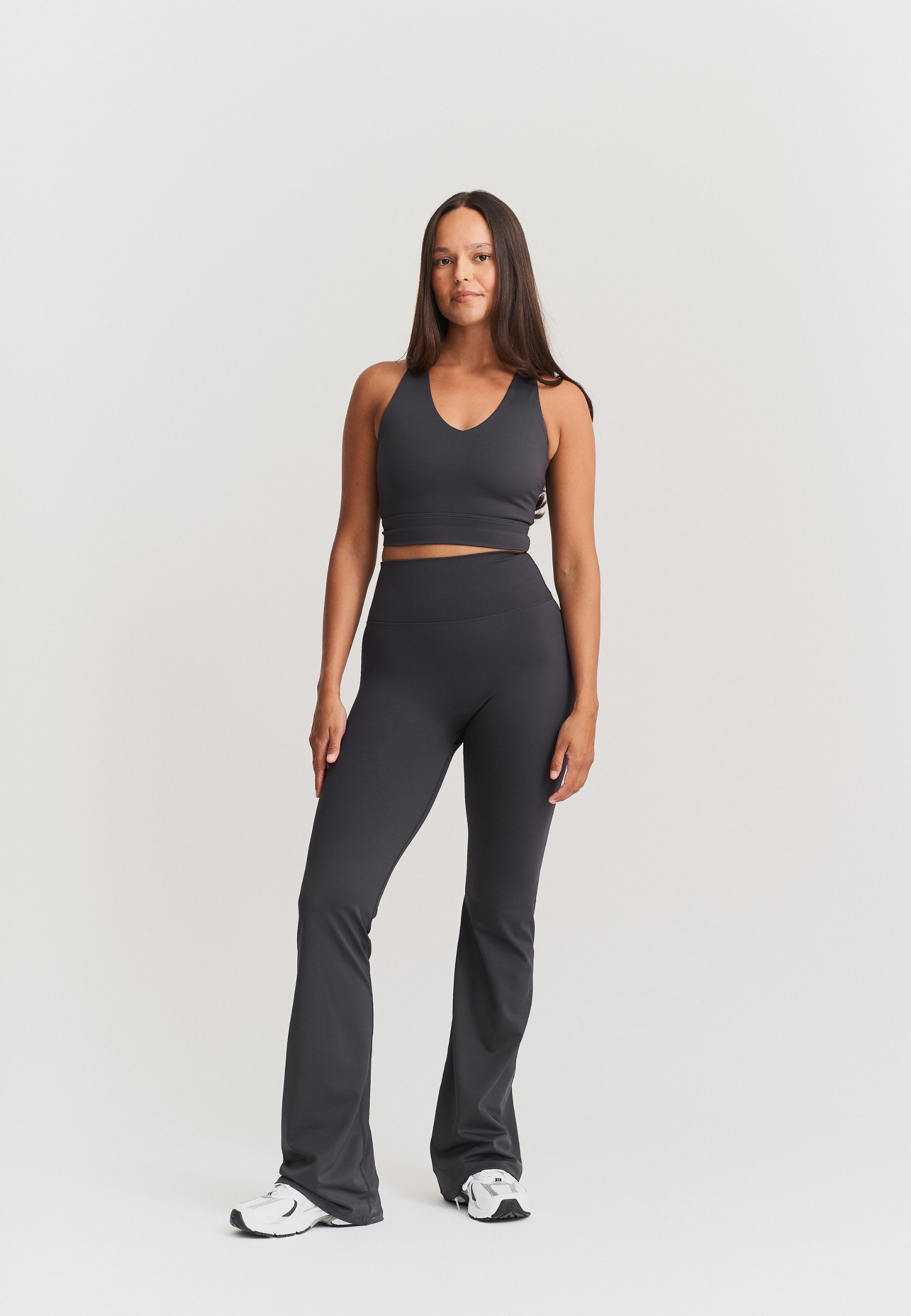Softsculpt Flared Leggings Asphalt Grey
