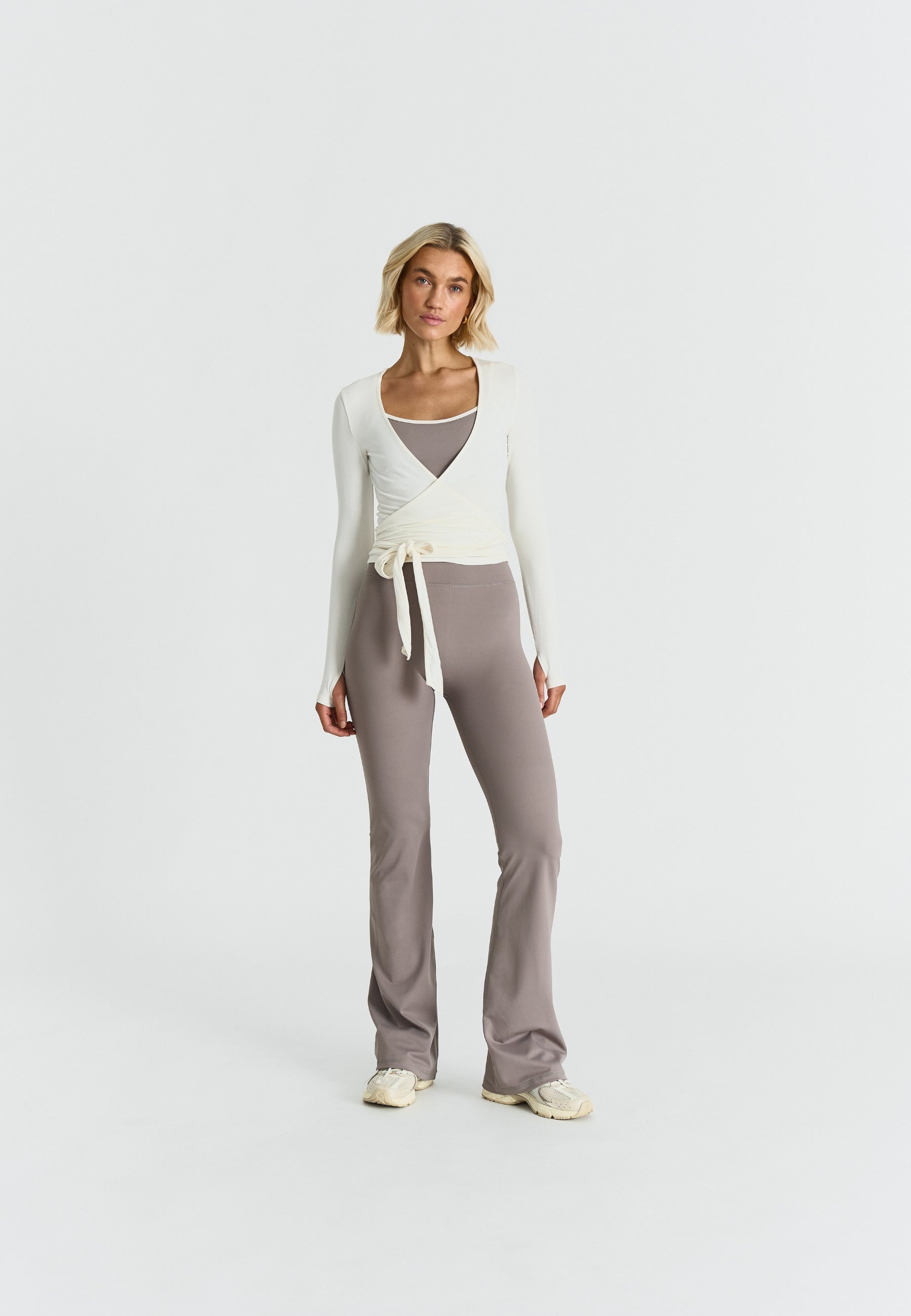 Softsculpt Flared Leggings Clay