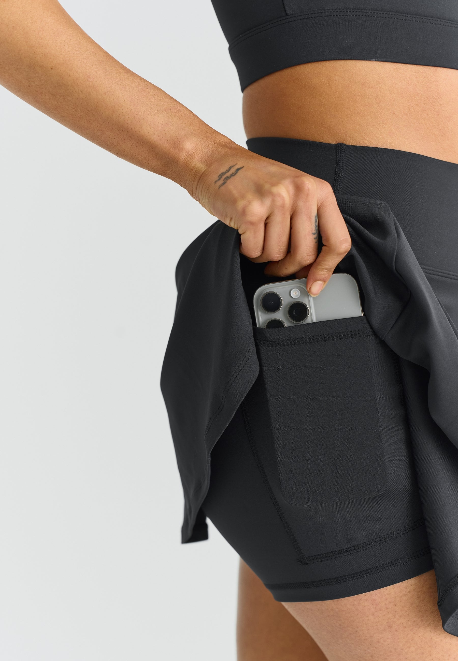 Softsculpt Tennis Skirt Black