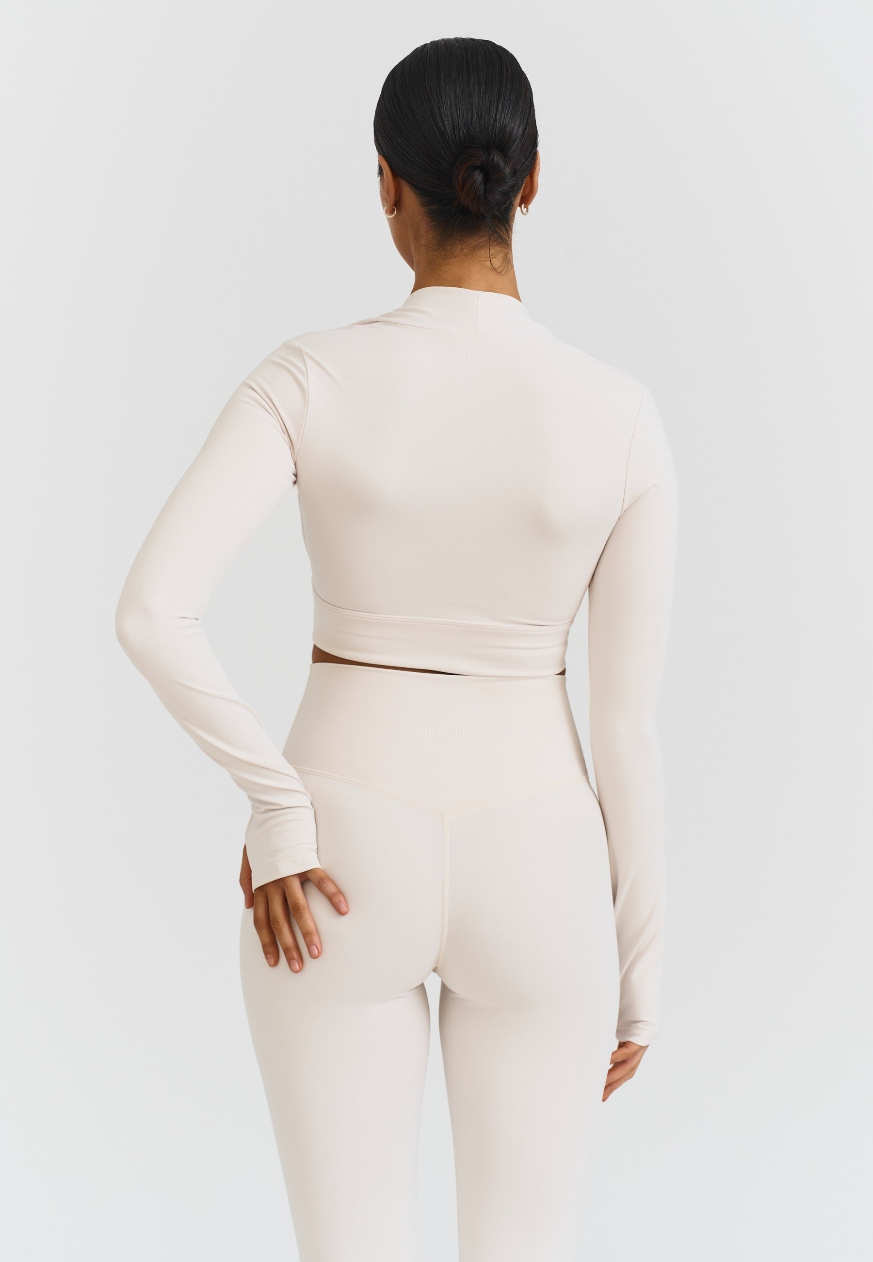 Softsculpt Bolero Long Sleeve Top - Marshmallow