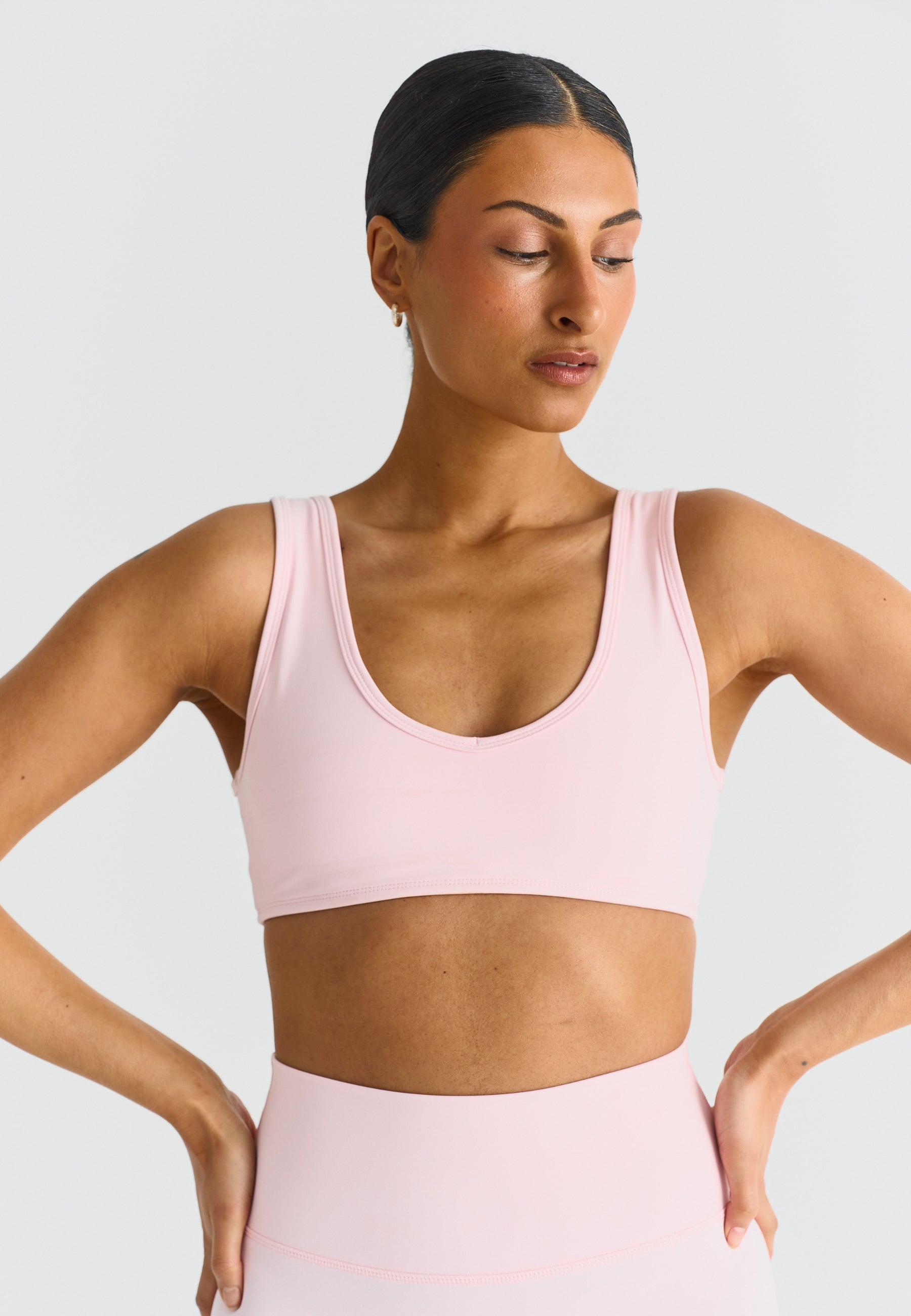 Softsculpt Deep V-Neck Bra - Ballet Slipper