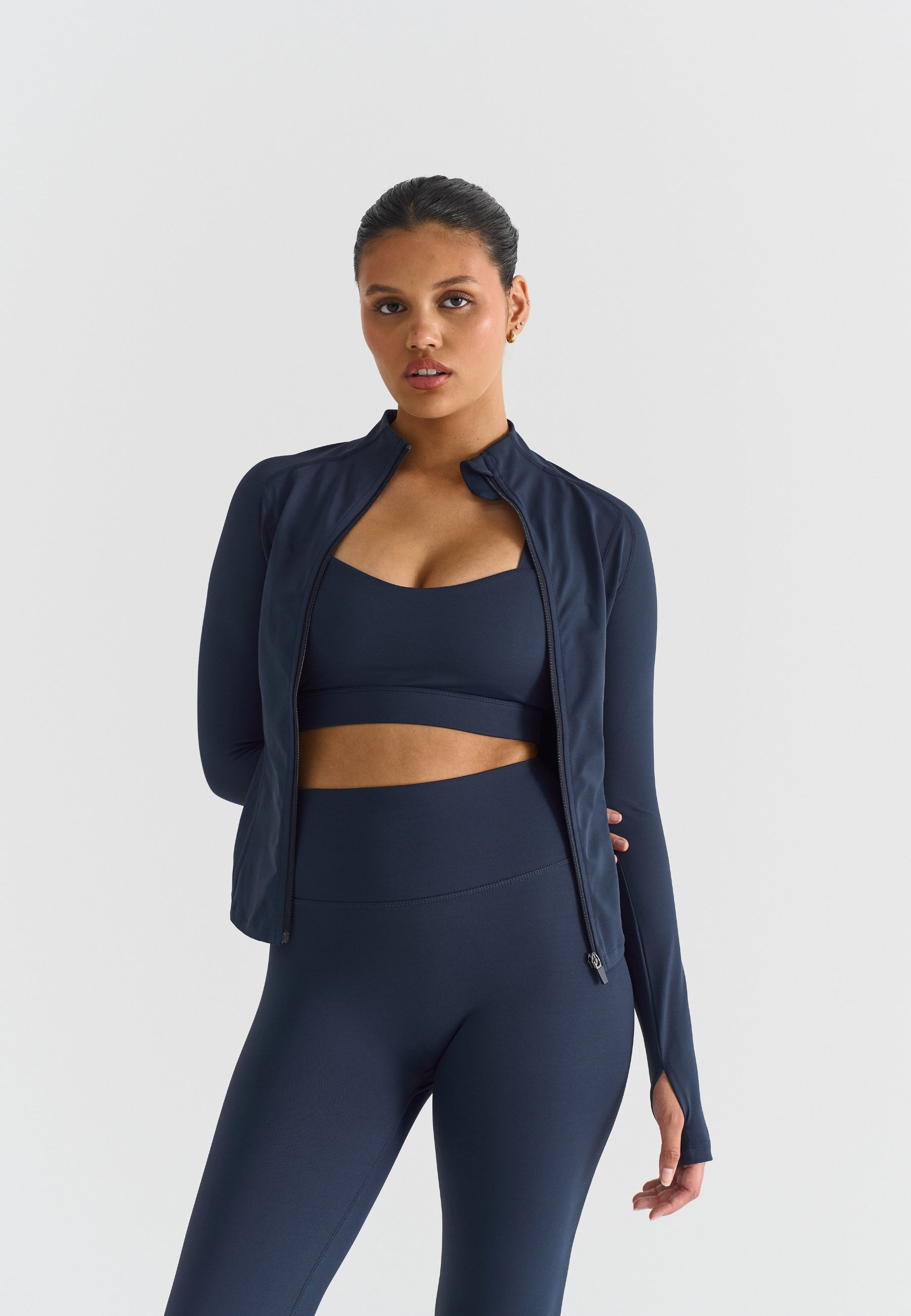 Softsculpt Zip Jacket - Navy