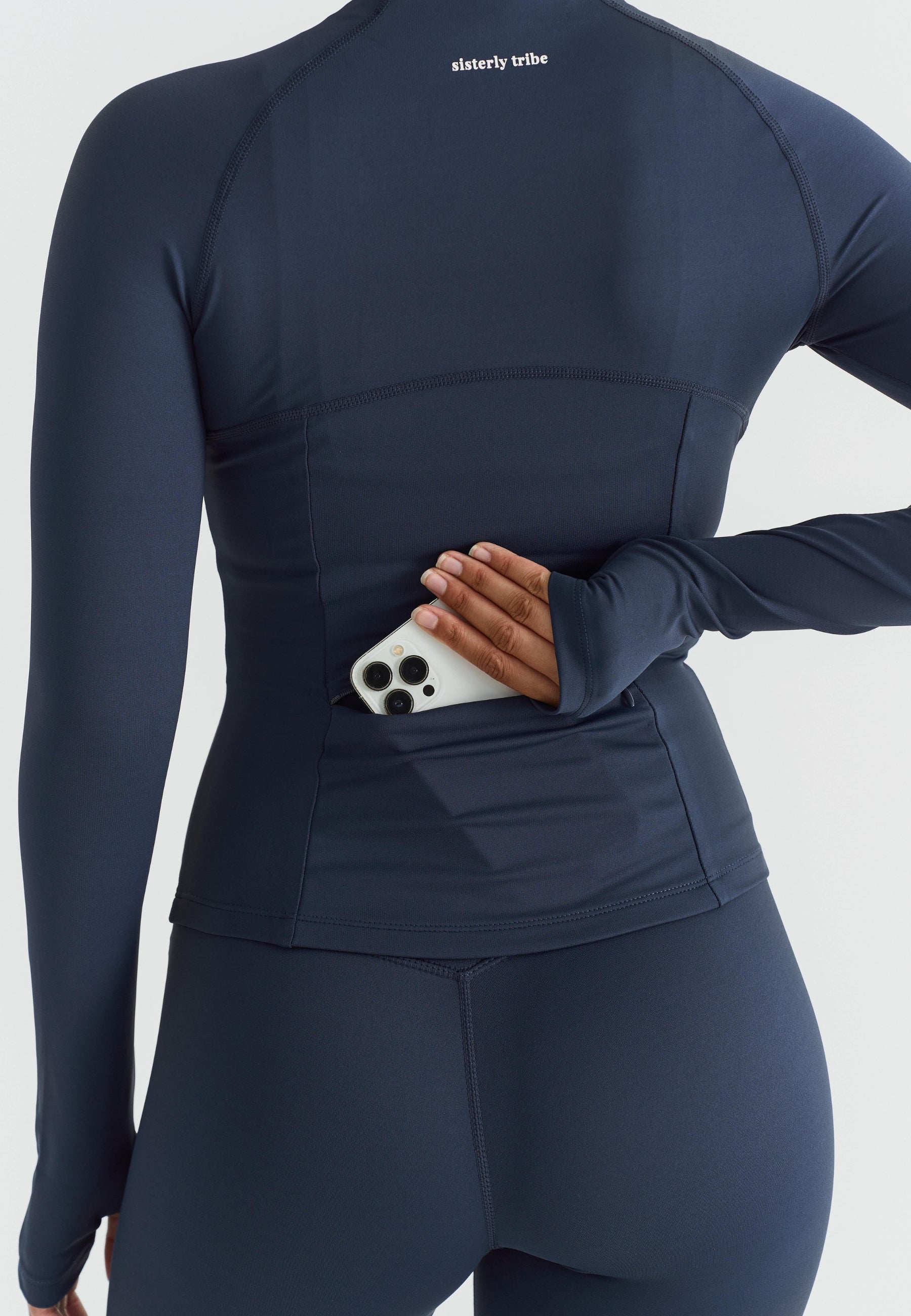 Softsculpt Zip Jacket - Navy