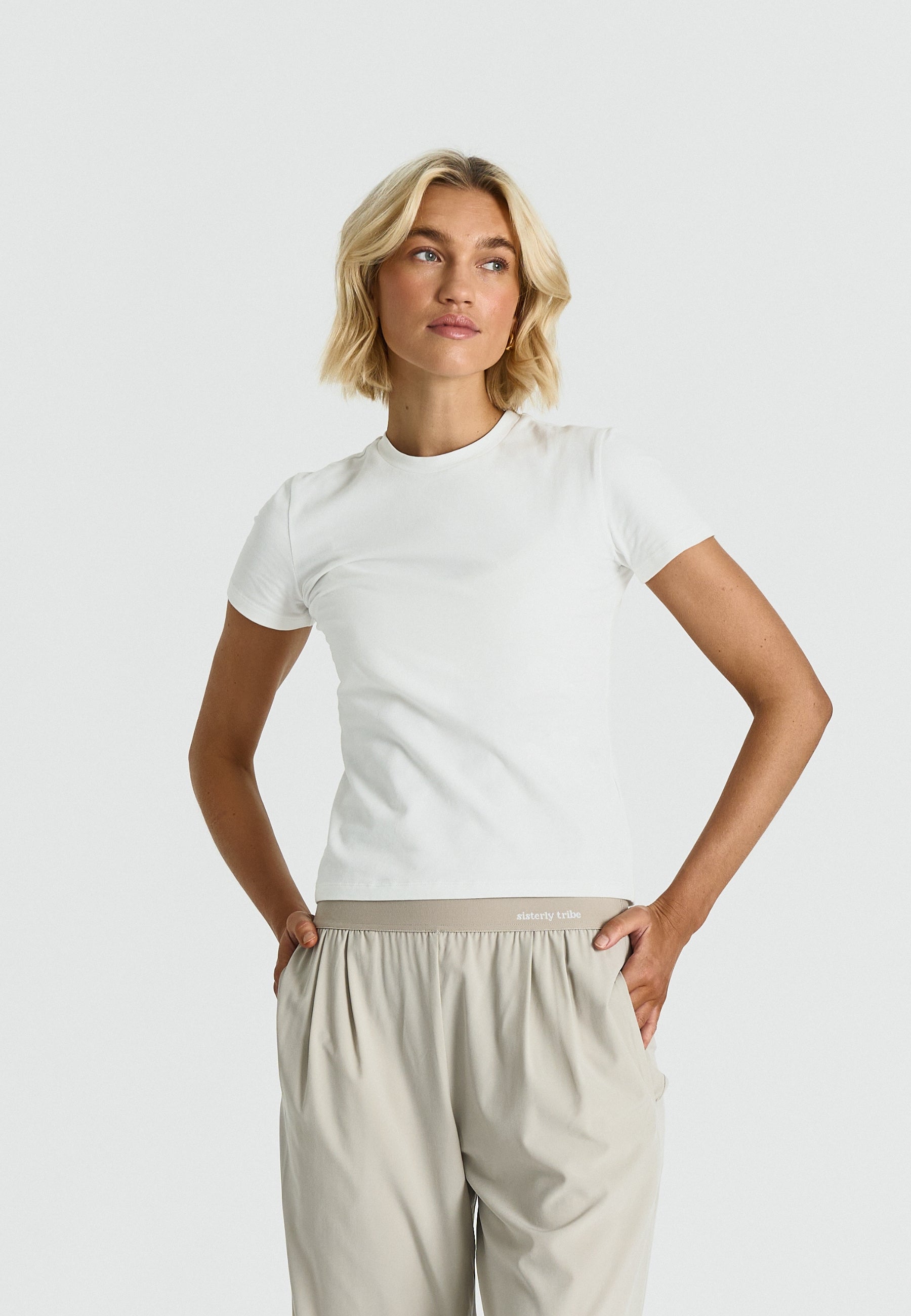 Cosy Soft Cotton Tee - Off White