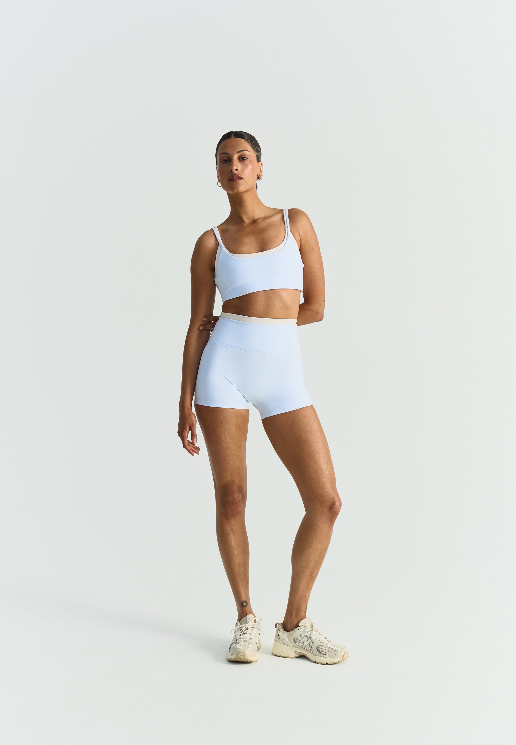 Softsculpt Double Layer Shorts Ice Blue