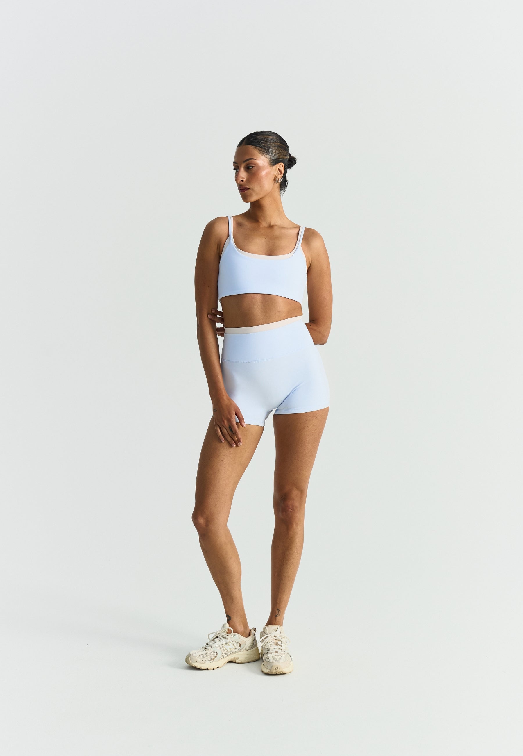 Softsculpt Double Layer Shorts Ice Blue