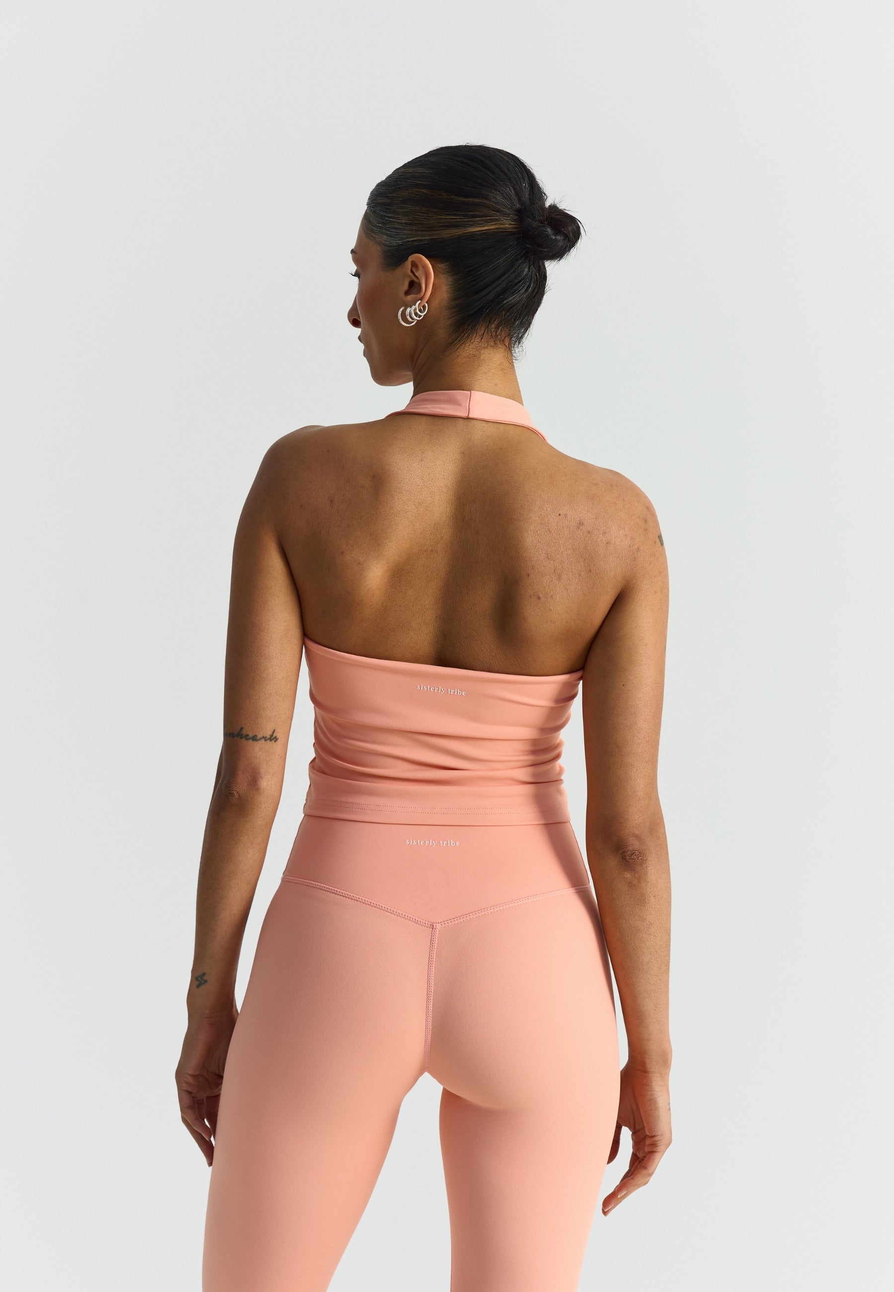 Softsculpt Halter Neck Top Peach
