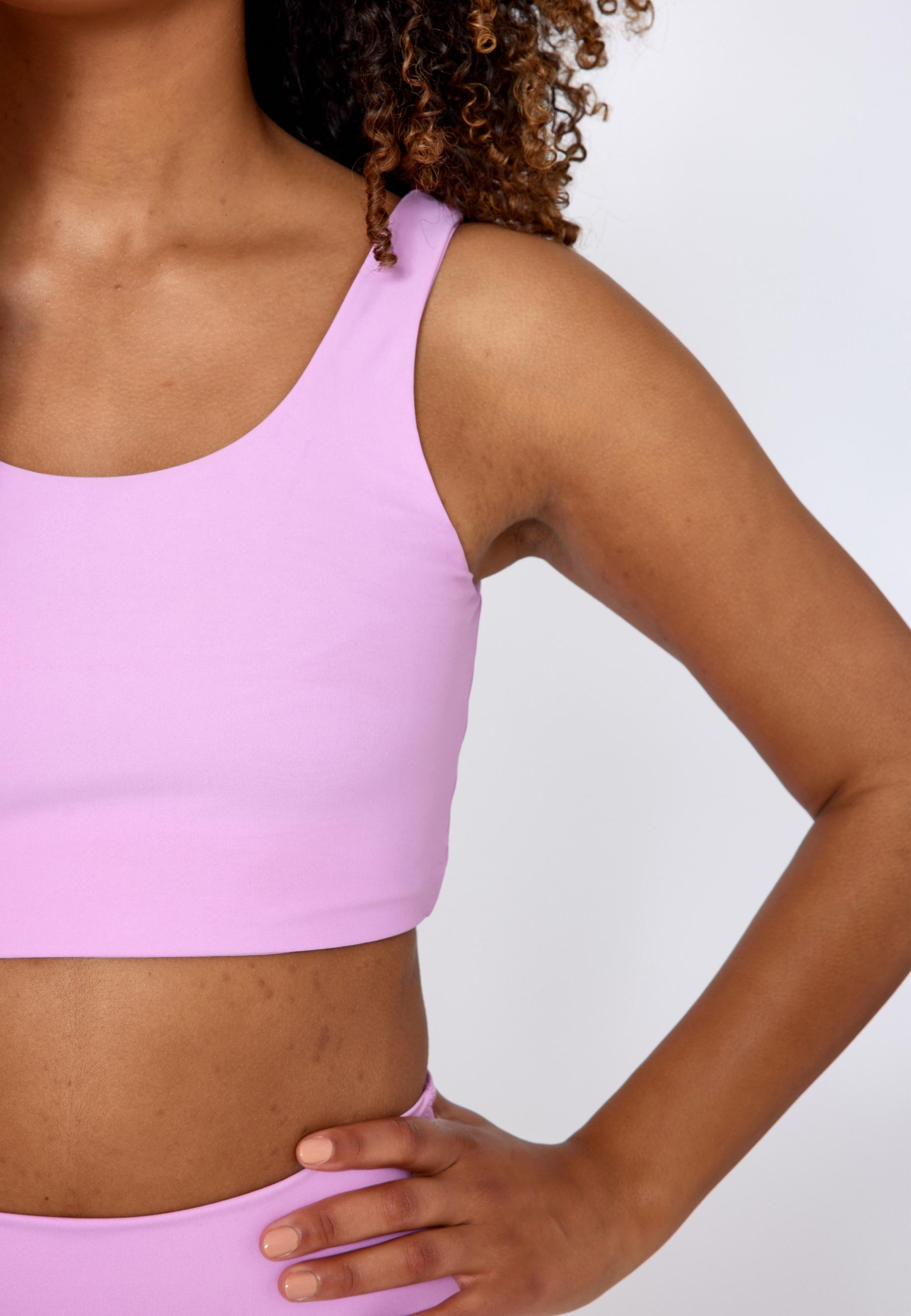 Sisterly Tribe - Midi Scoop Bra Orchid. Light to medium support, Feminine and minimalistic design, Buttery Soft & light, matte fabric.