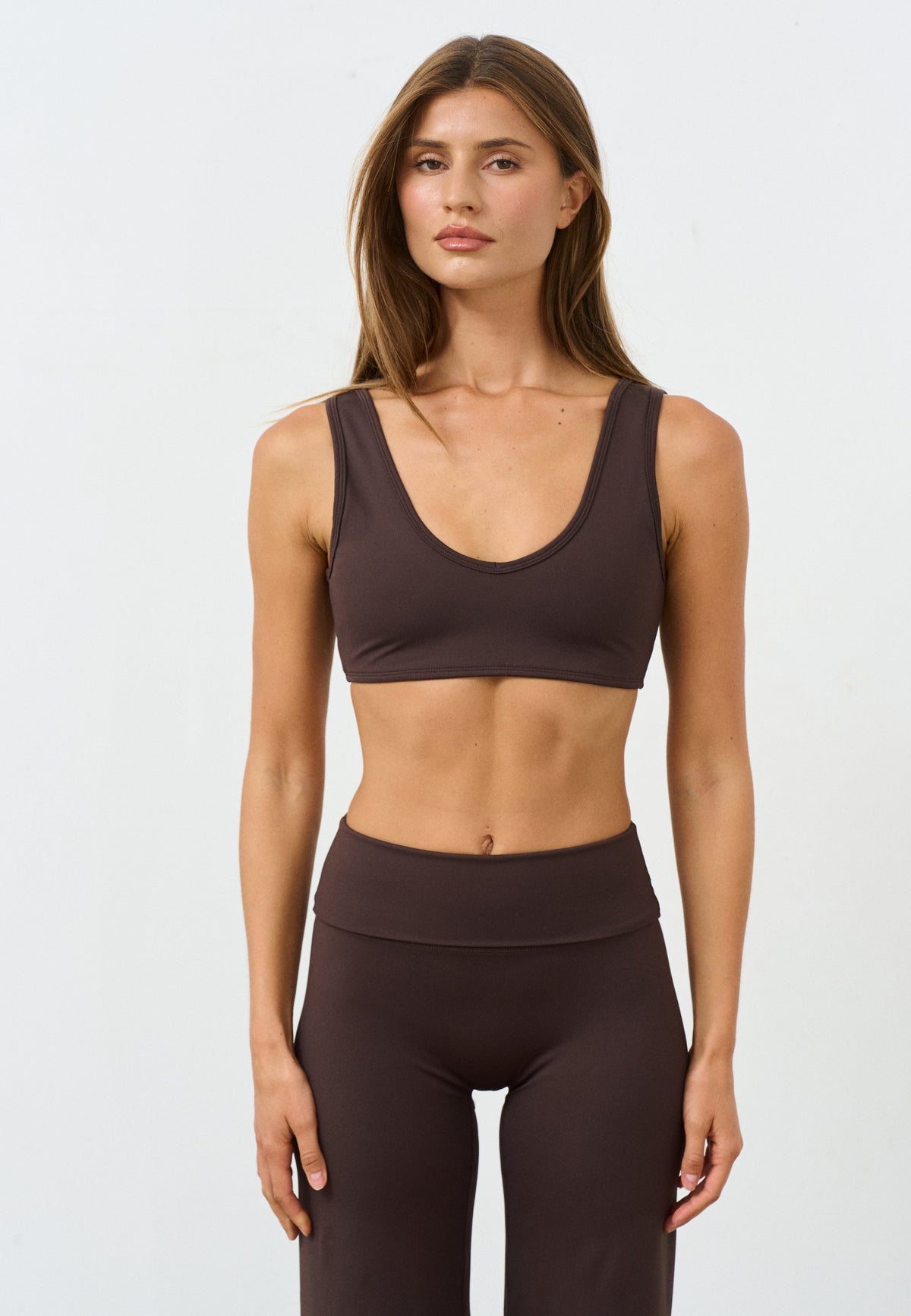 Softsculpt Deep V-Neck Bra - Espresso