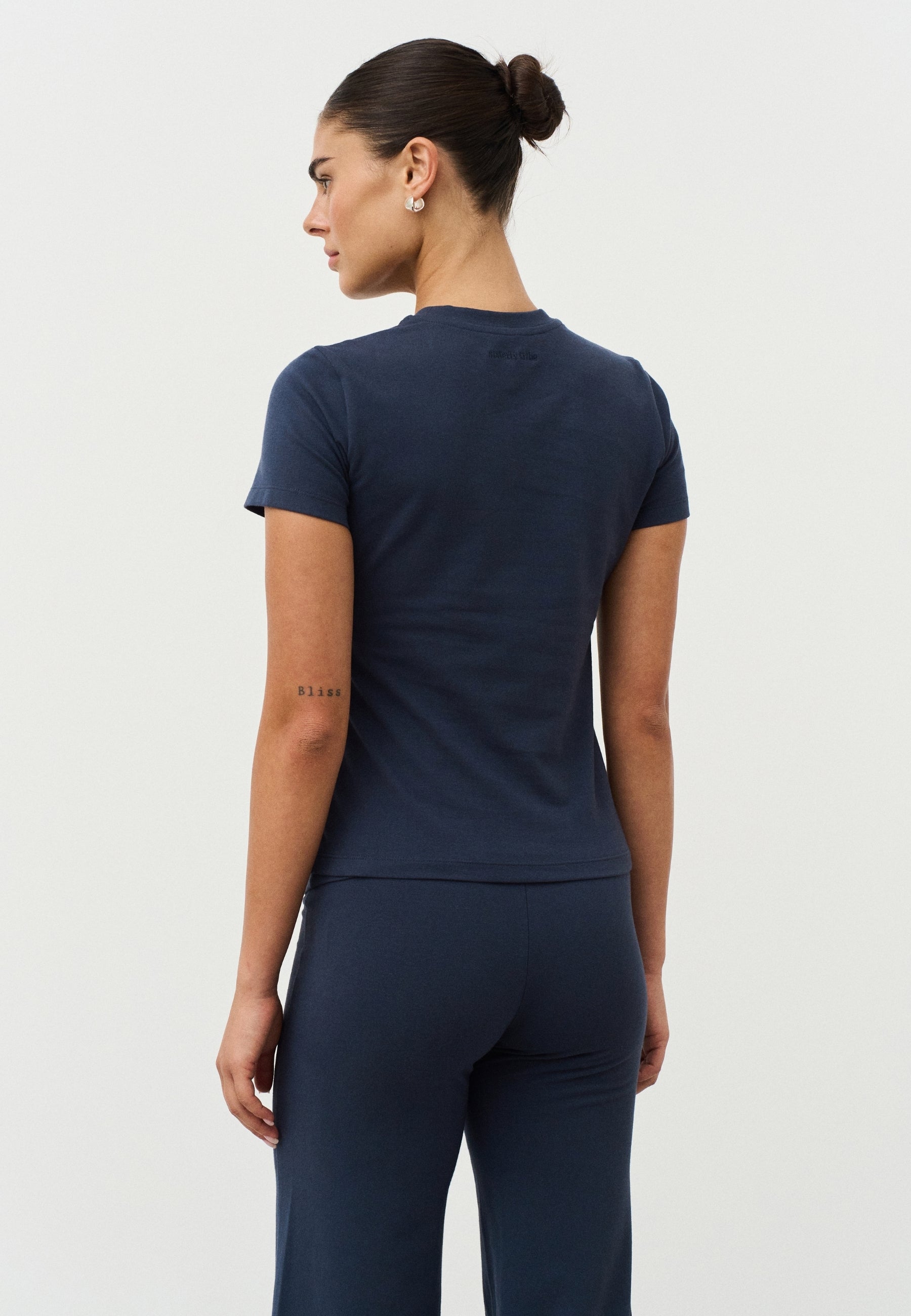 Soft Cotton Tee - Navy