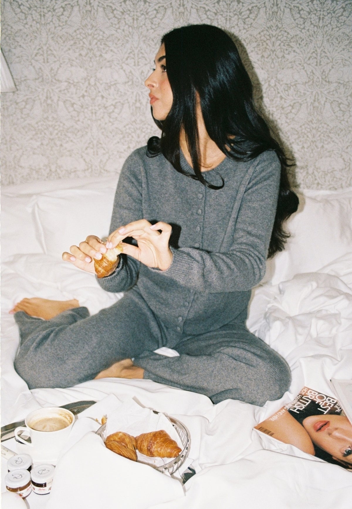 Cashmere Cardigan - Truffle