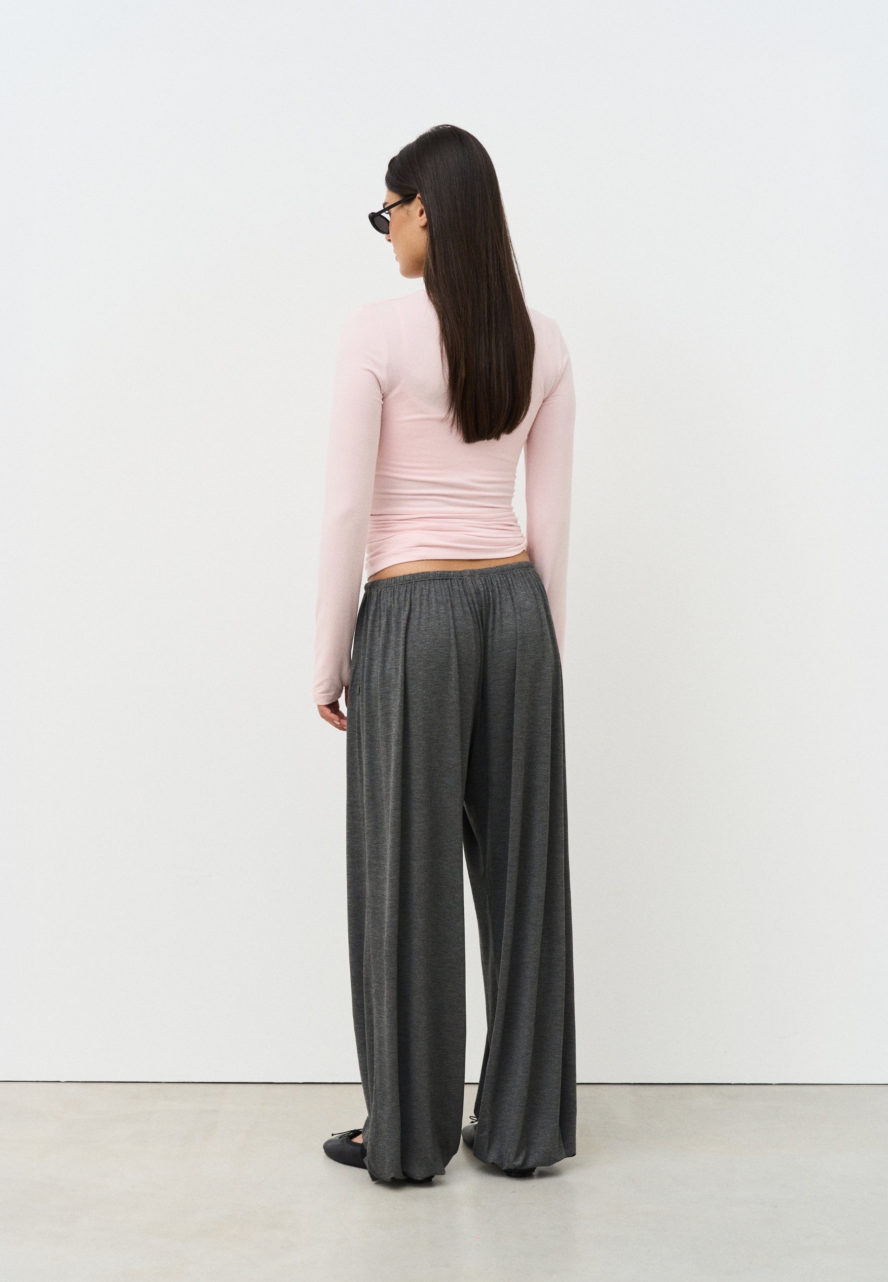 Balloon Pants - Dark Grey Marl