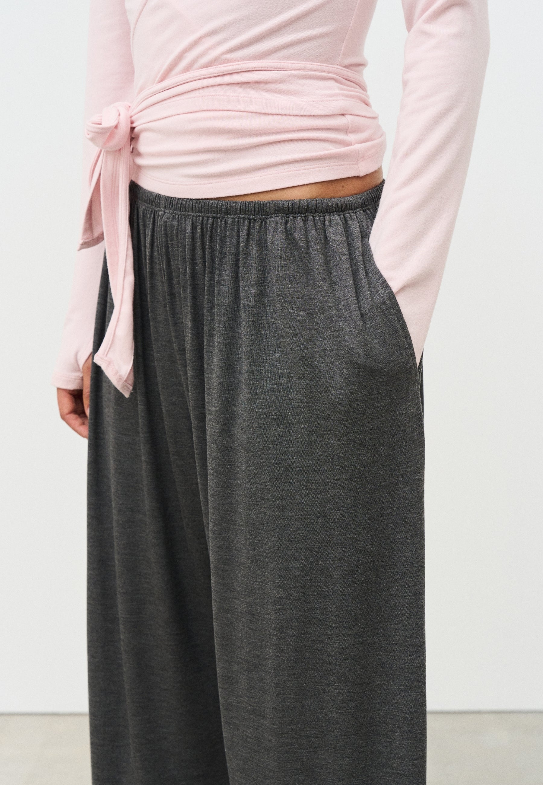 Balloon Pants - Dark Grey Marl