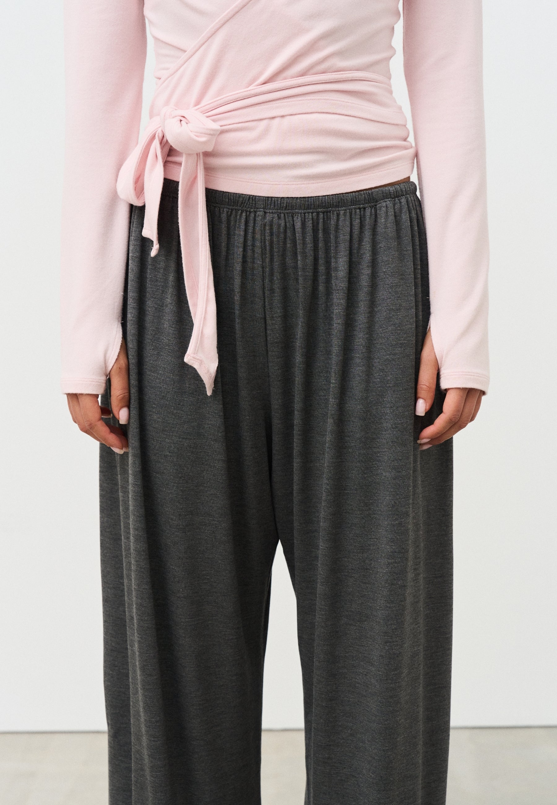 Balloon Pants - Dark Grey Marl