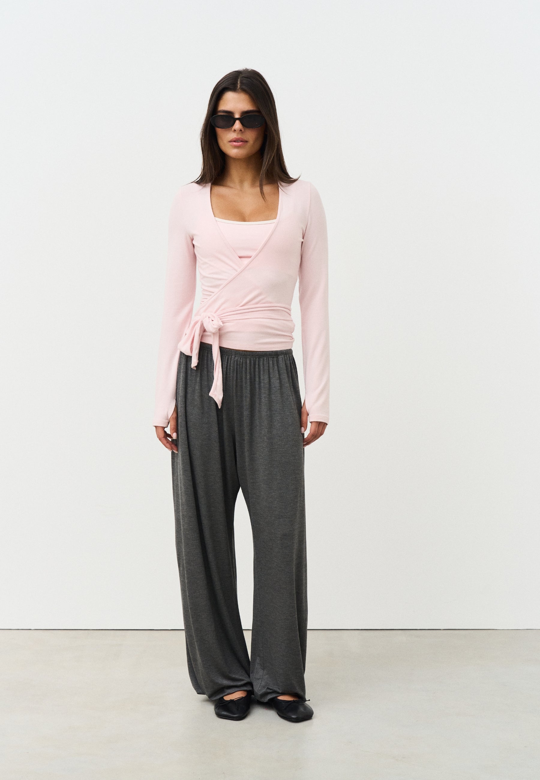 Balloon Pants - Dark Grey Marl