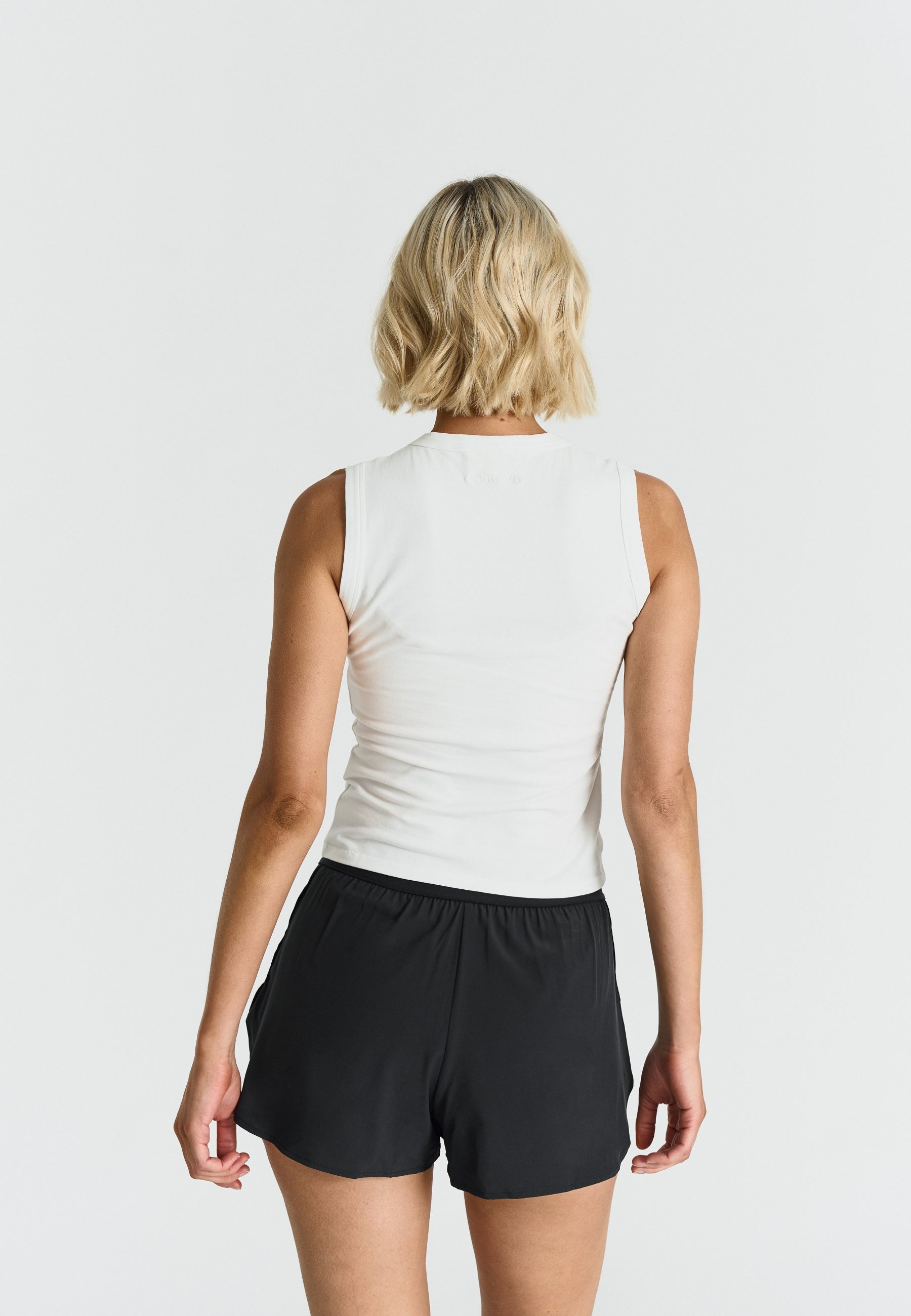 Cosy Soft Cotton Tank Top Off White