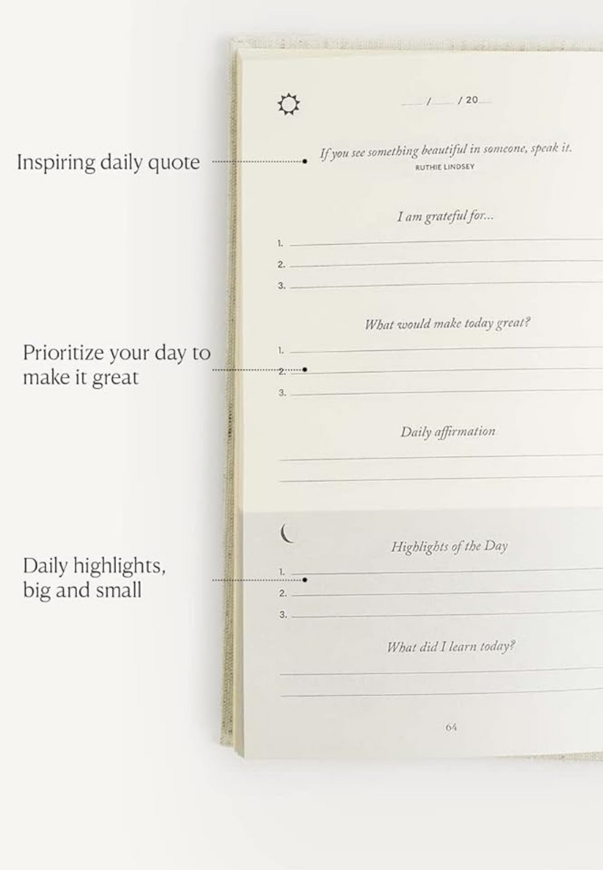 Journal 5 The Five Minute Journal - By Intelligent Change