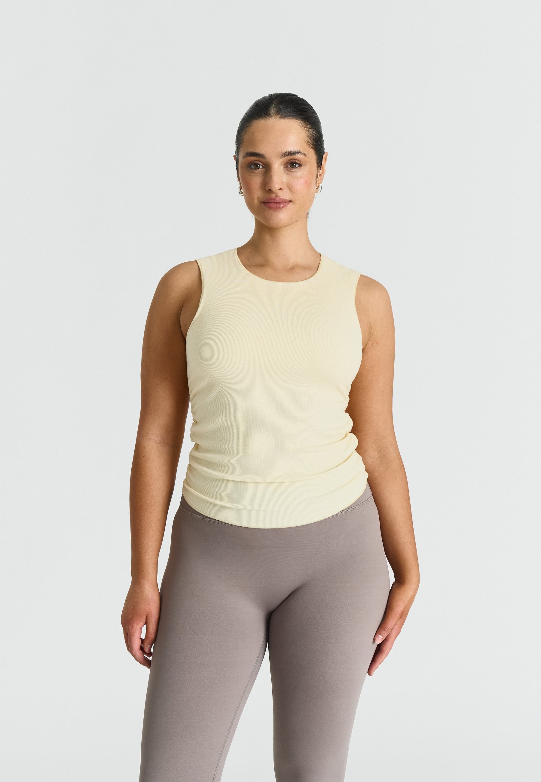 Ribbed Modal Tank Top - Lemonade