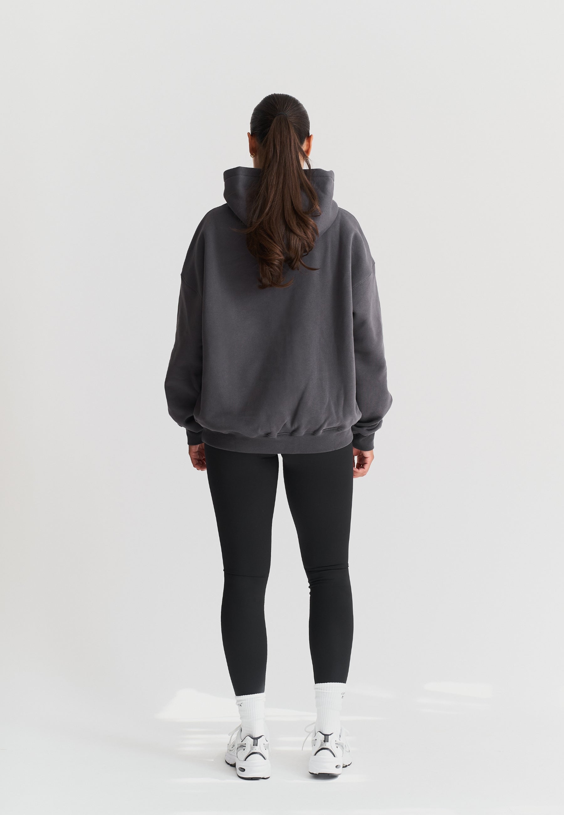 Sisterly Tribe Hoodie Asphalt Grey