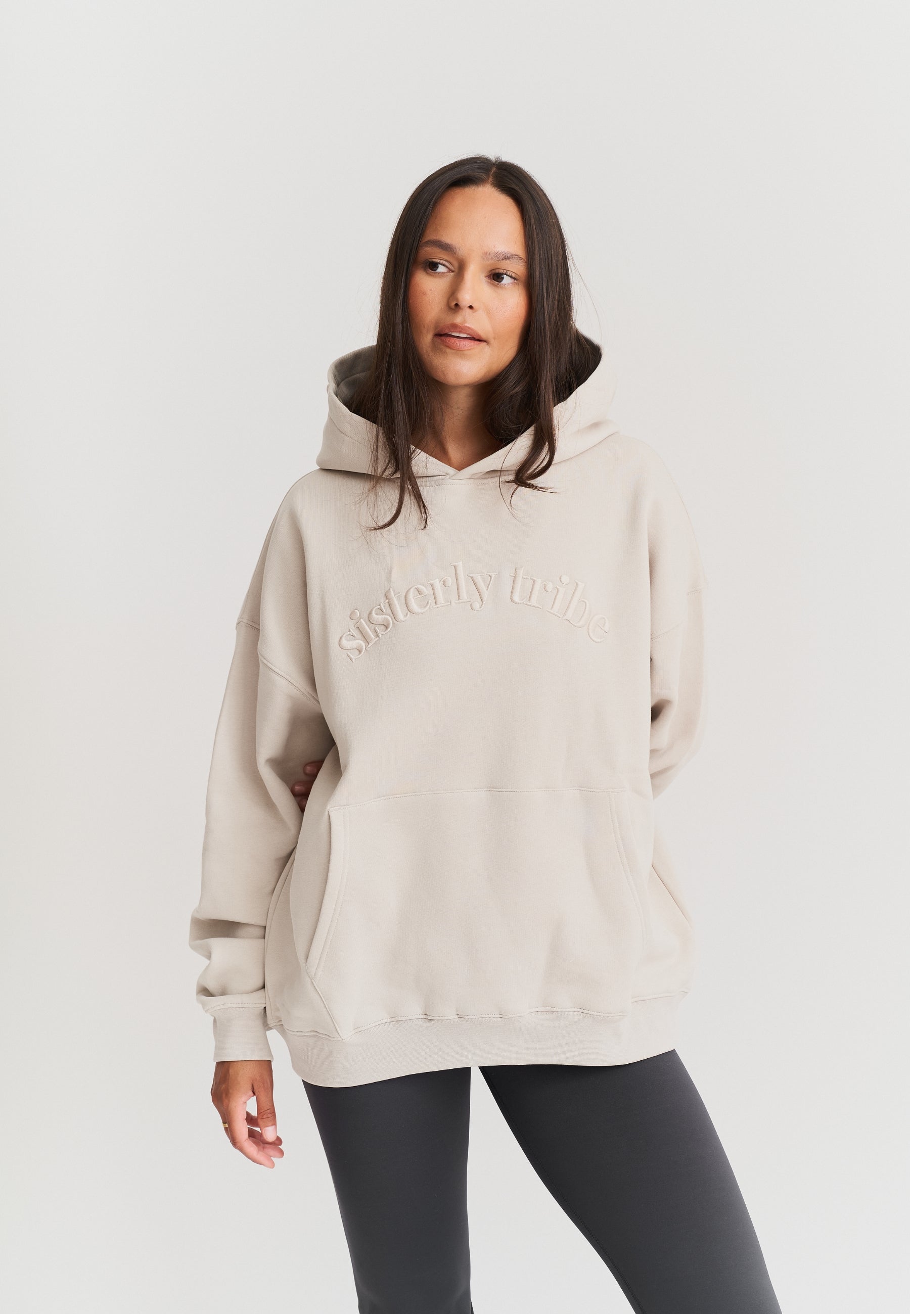 Sisterly Tribe Hoodie Dove