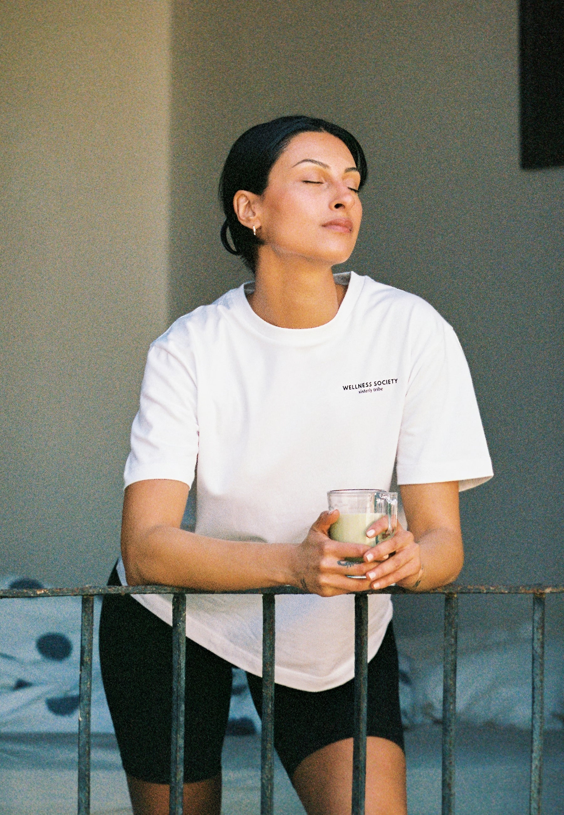 Oversized T shirt White Black