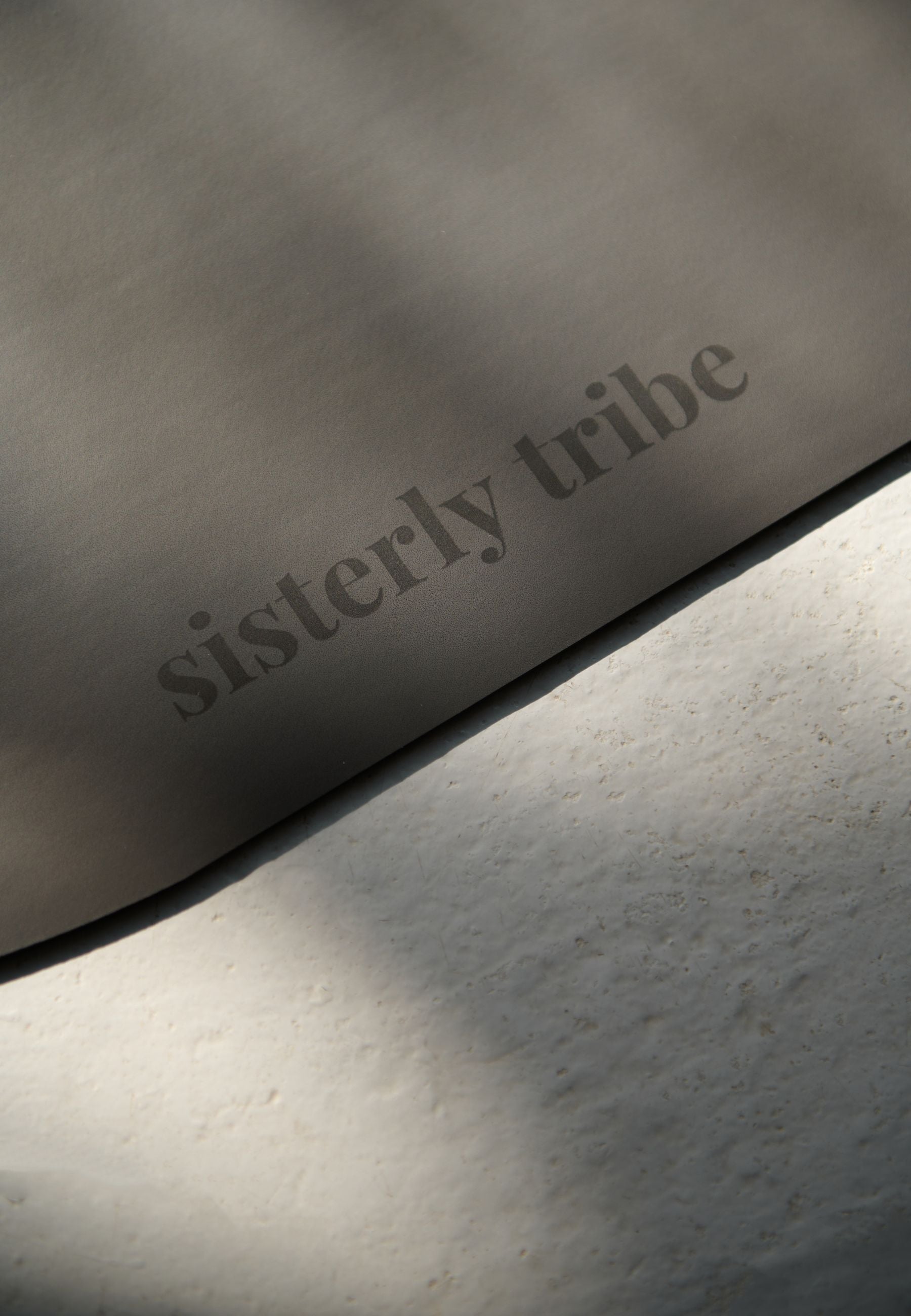 Sisterly Tribe Self Care Yoga Mat - Black