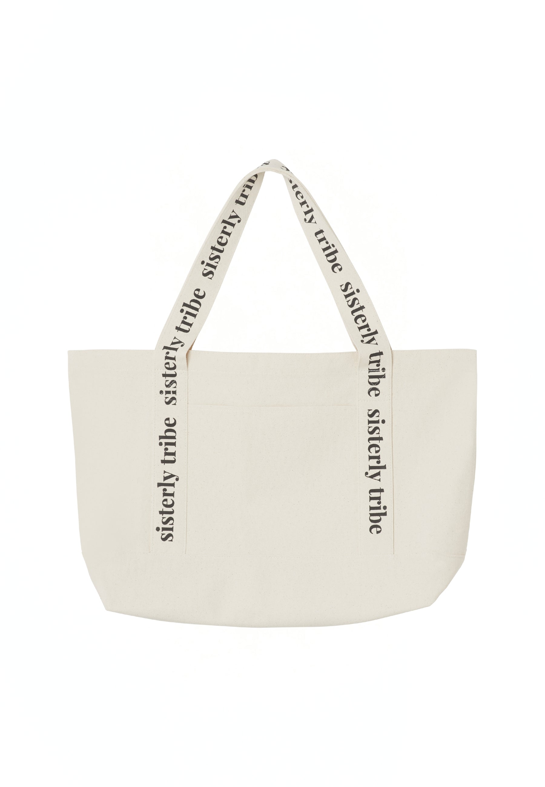Sisterly Tribe Tote Bag - Cream/Black