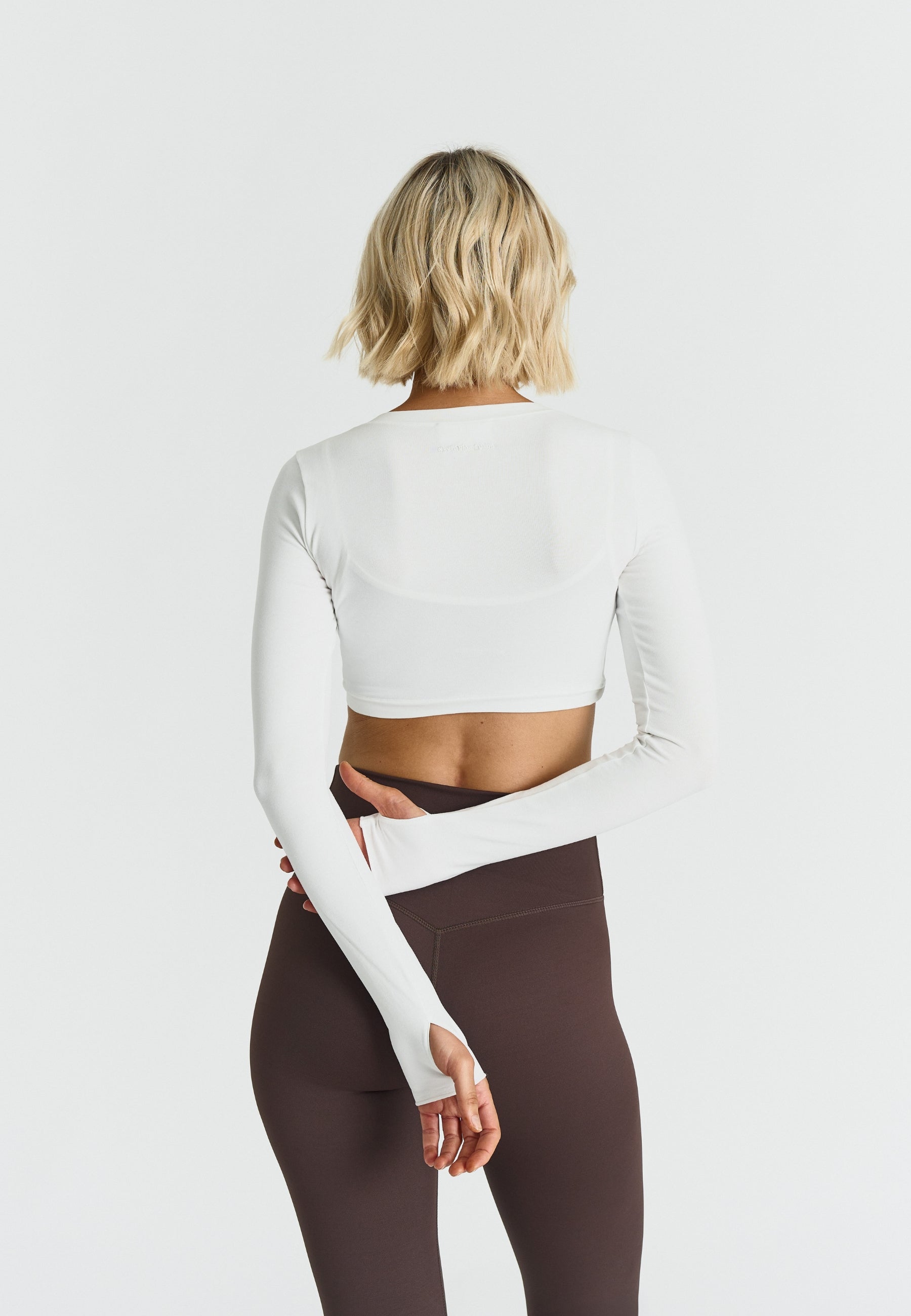 Soft Cotton Twist Top Off White