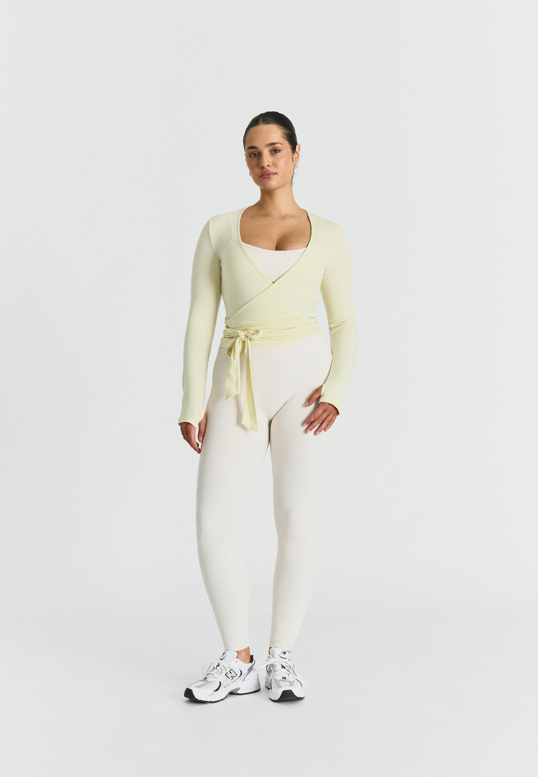 Soft Ballet Wrap Top - Lemonade