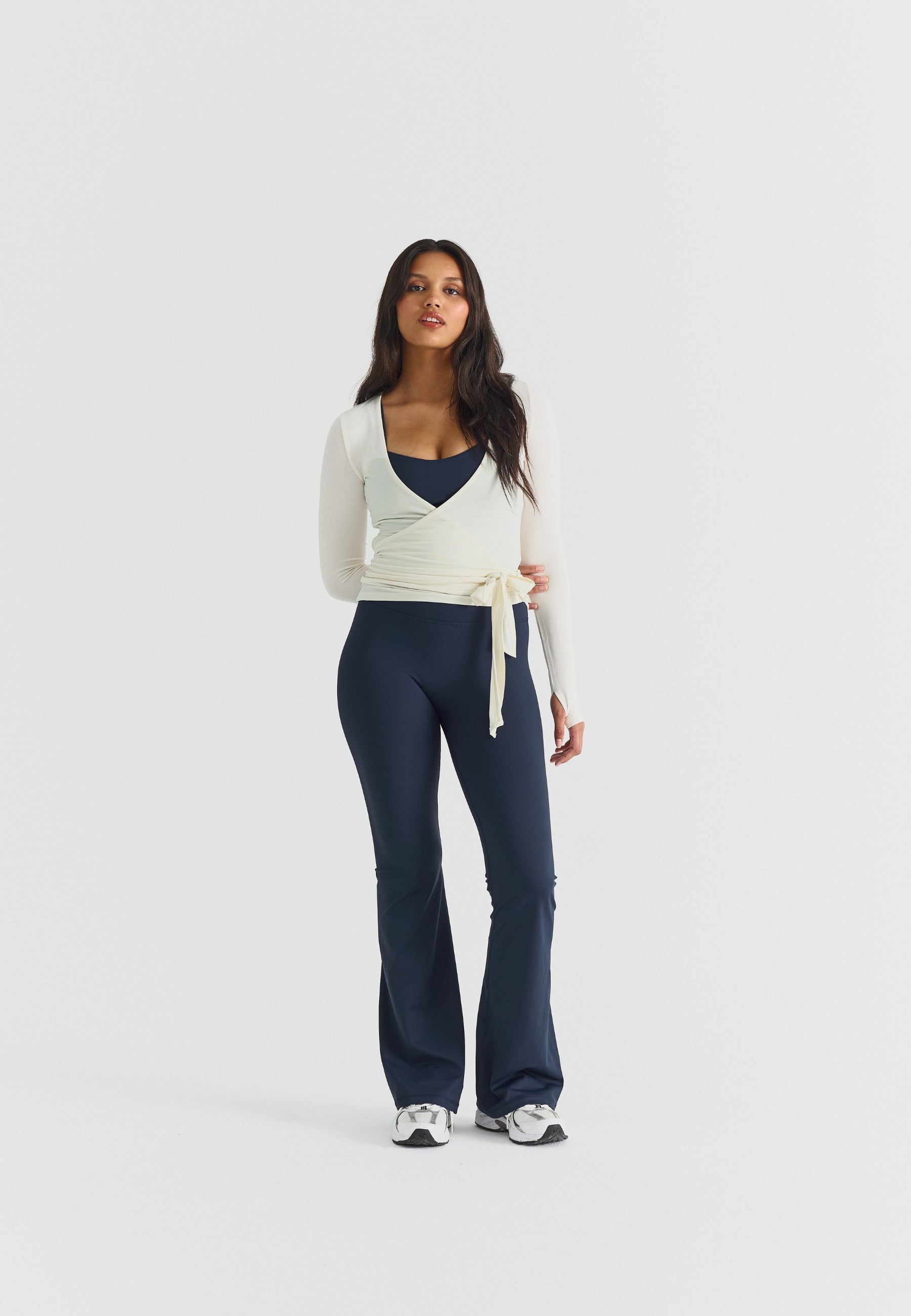 Softsculpt Flared Leggings Navy