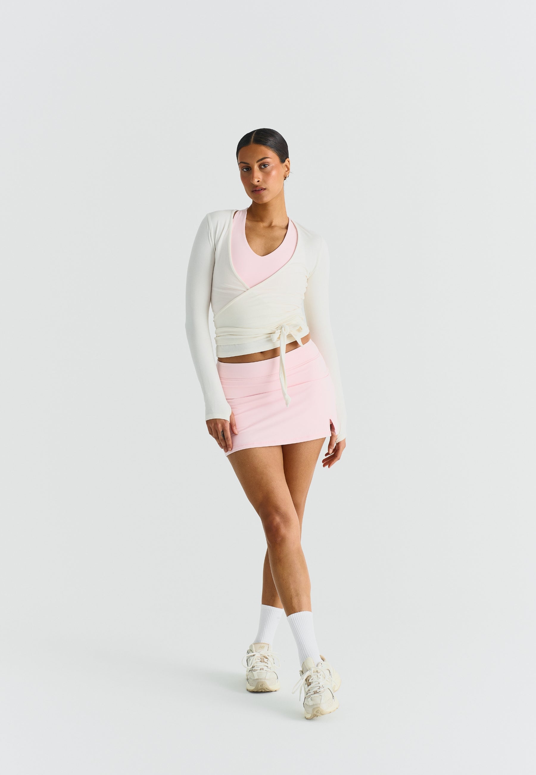 Softsculpt A-Line Mini Skirt - Ballet Slipper