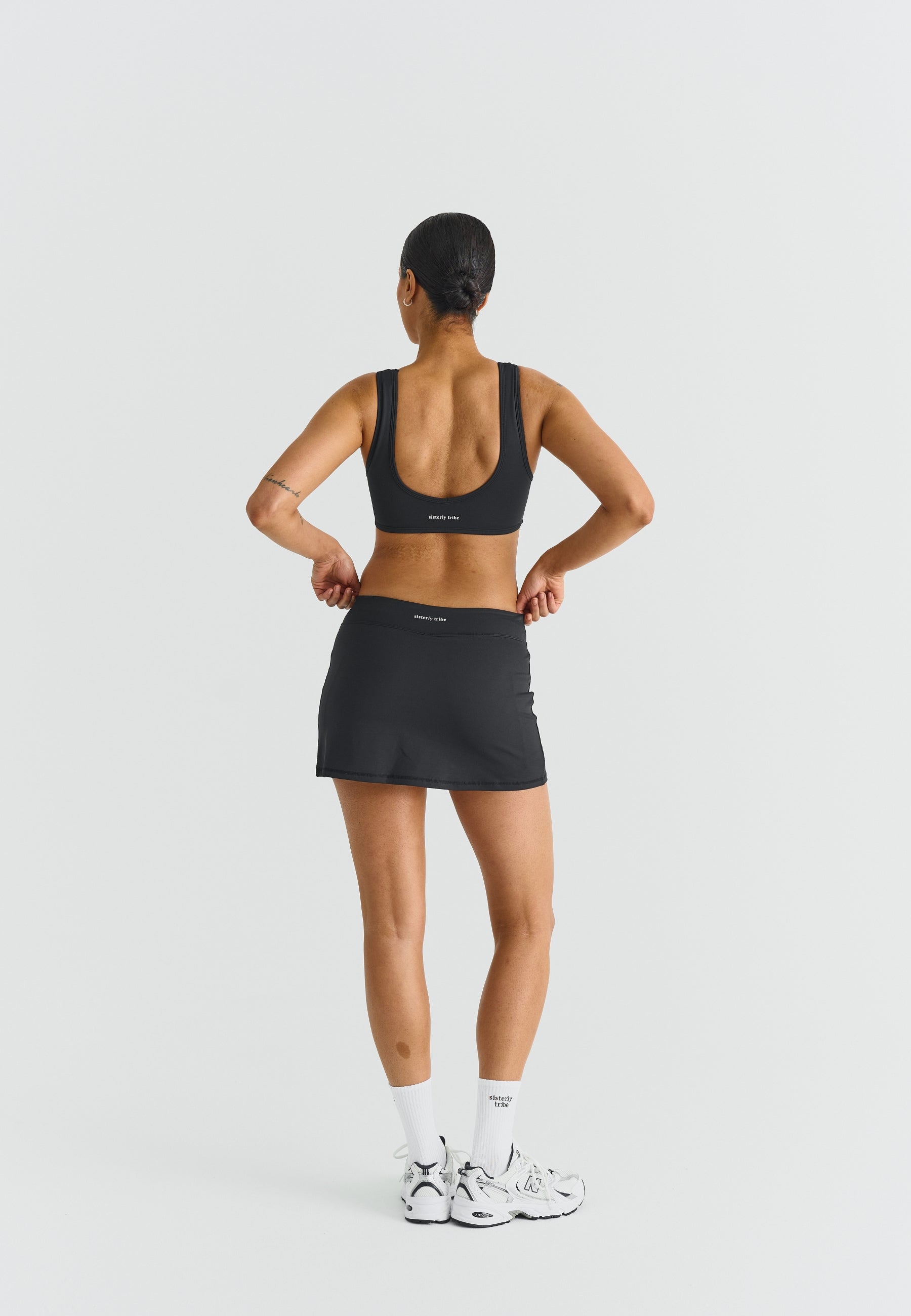Softsculpt A-Line Mini Skirt - Black