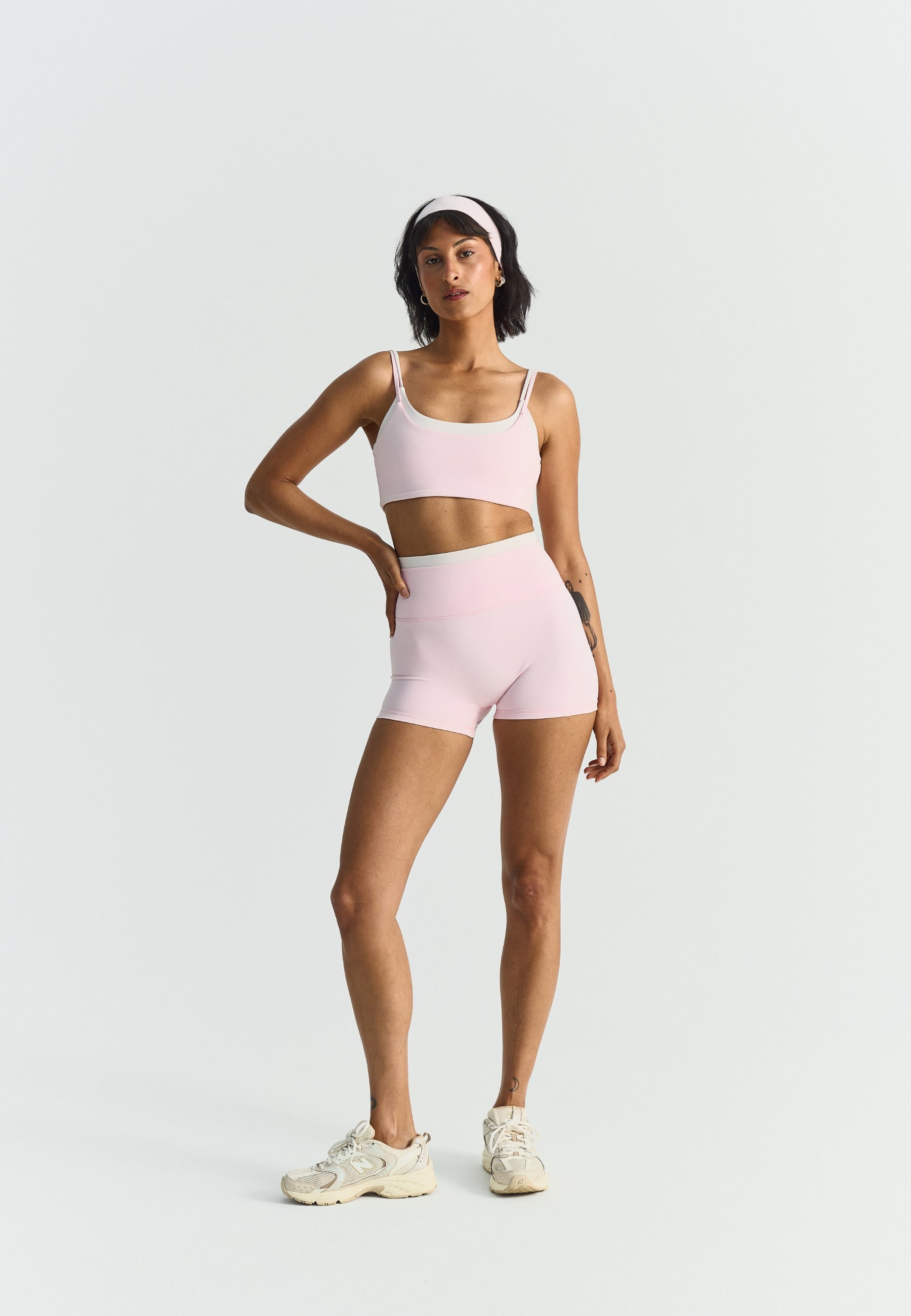 Softsculpt Double Layer Shorts - Ballet Slipper