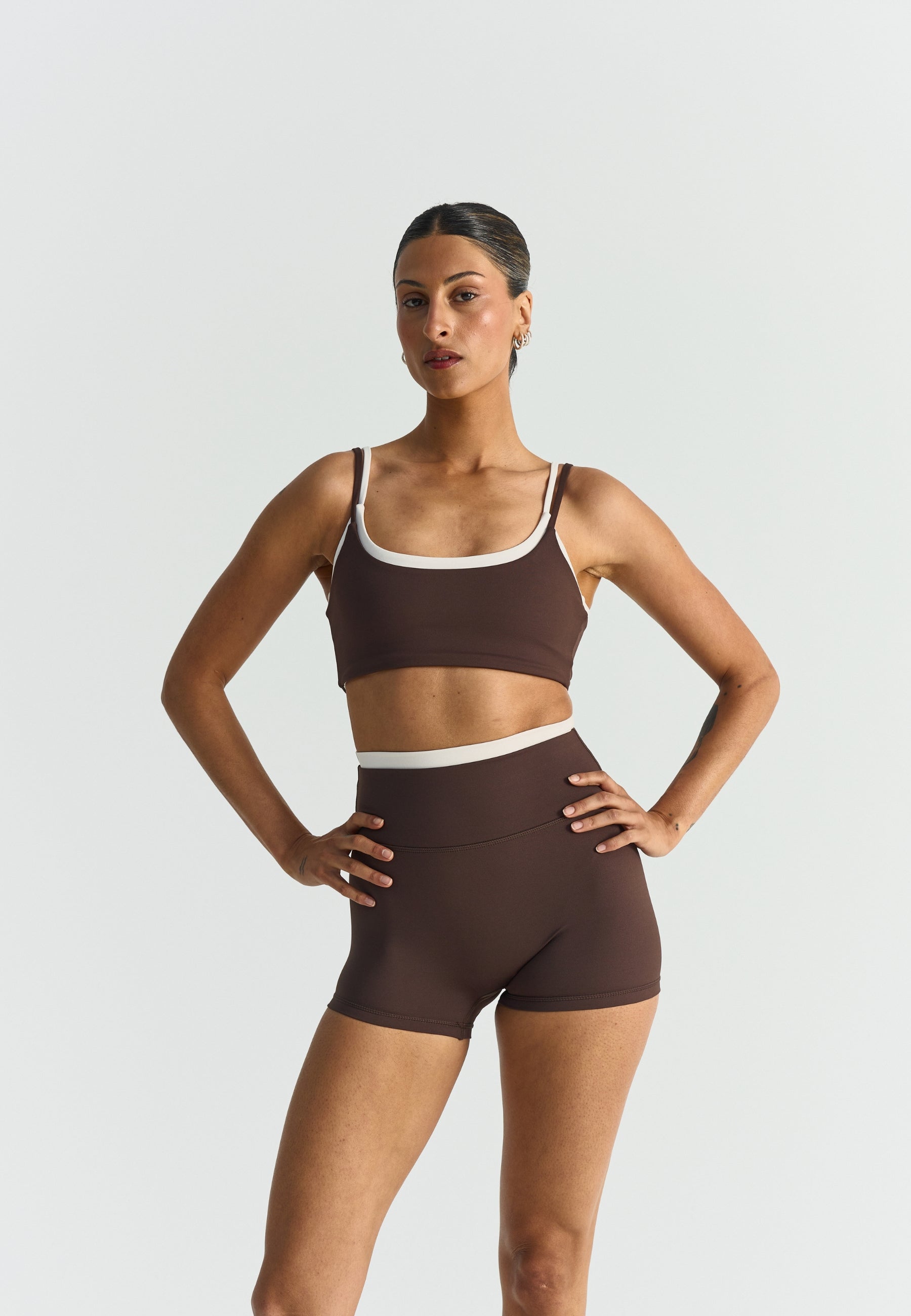 Softsculpt Double Layer Shorts - Espresso